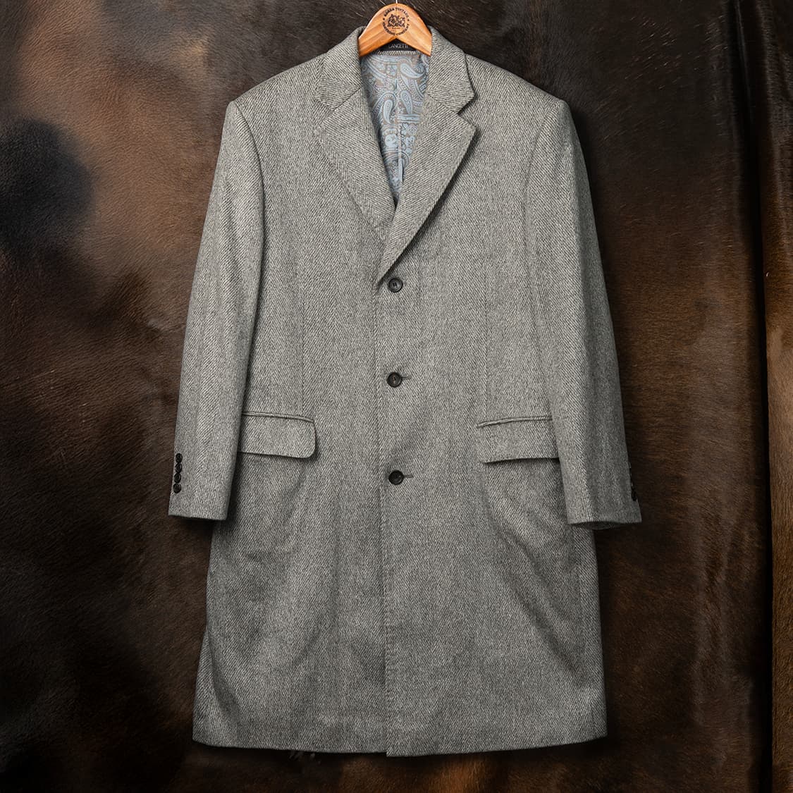 [103] 90s LANCETTI 콜롬보 퓨어 캐시미어 코트  상품이미지1