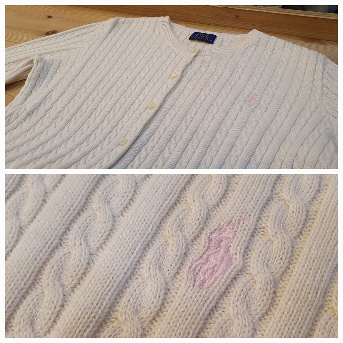 55.폴로 케이블 가디건 상품이미지3