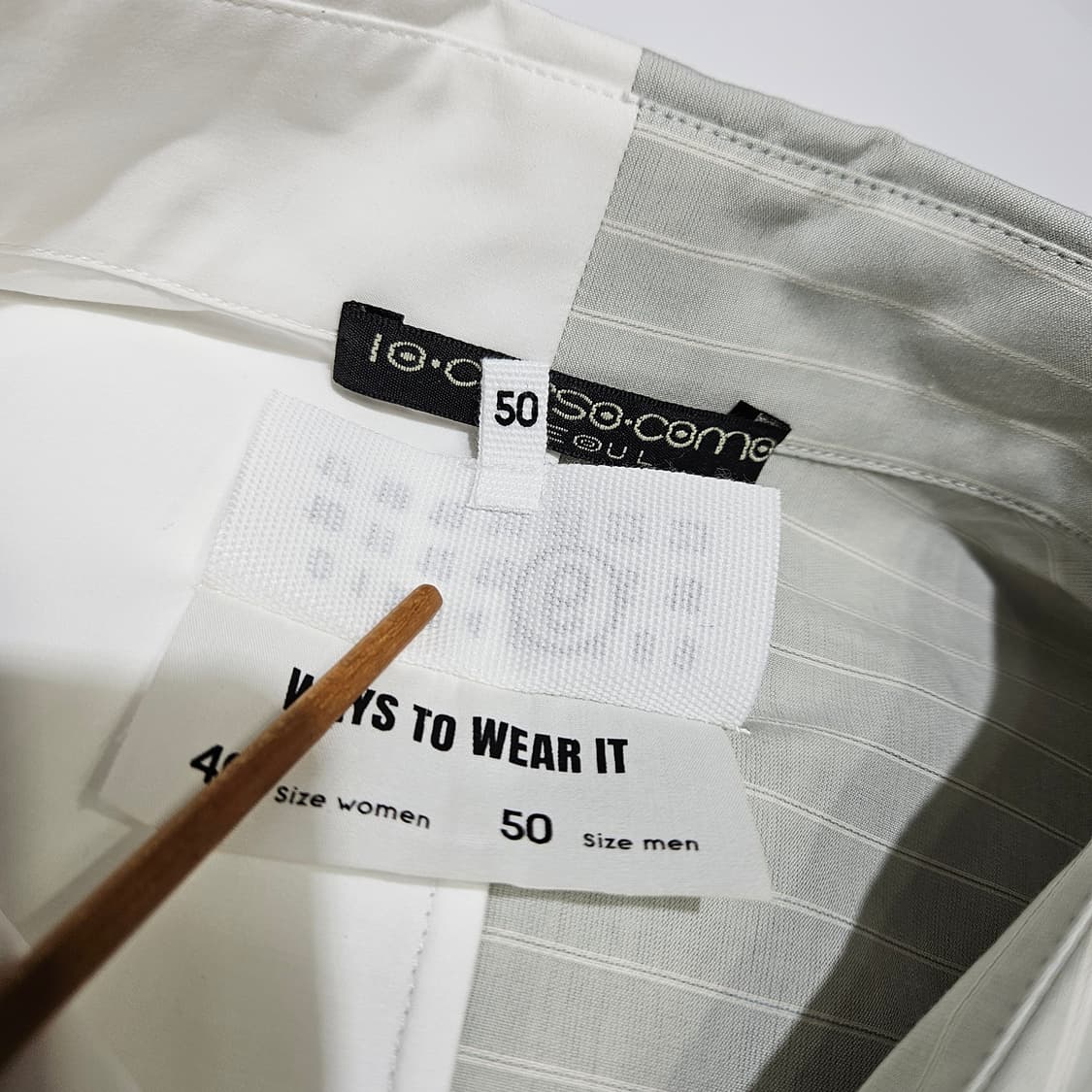 마르지엘라 비대칭 셔츠[50] 상품이미지5