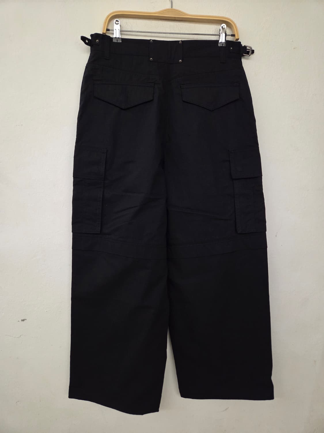 MAISON MINED 블랙 카고 팬츠 48 상품이미지6
