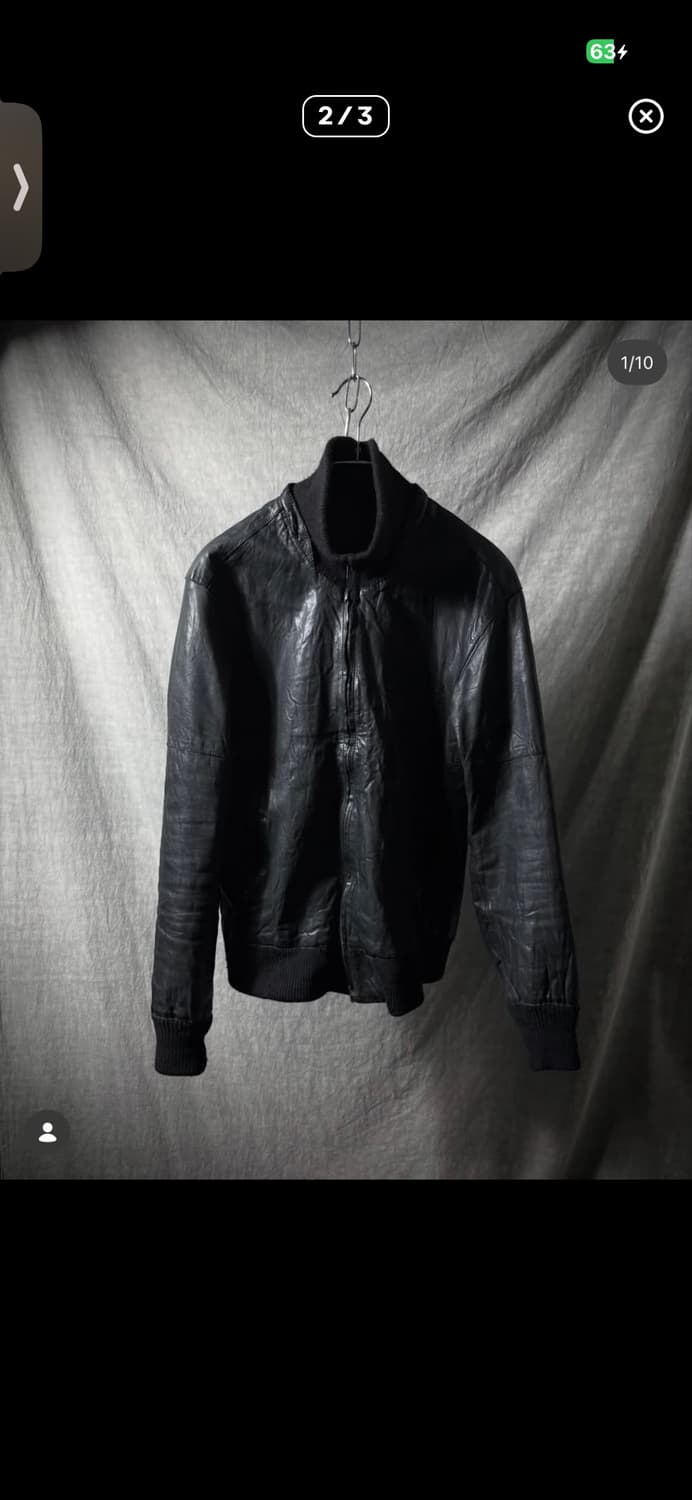 (1) 더 비리디 안느 캐틀 레더 자켓 상품이미지2