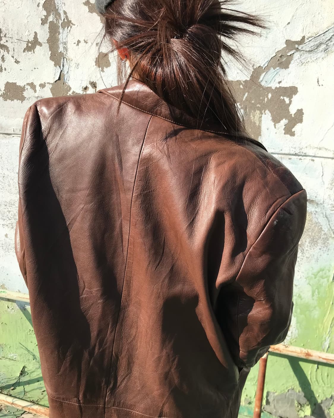 브라운 양가죽 블레이저 상품이미지7