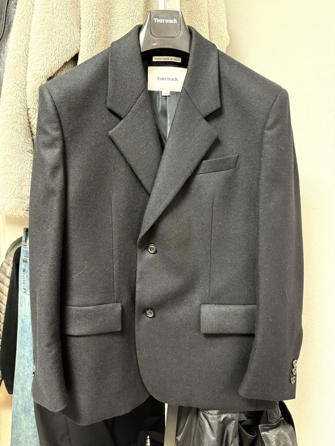 토니웩 울 플란넬 트윌 블레이저 M 상품이미지1