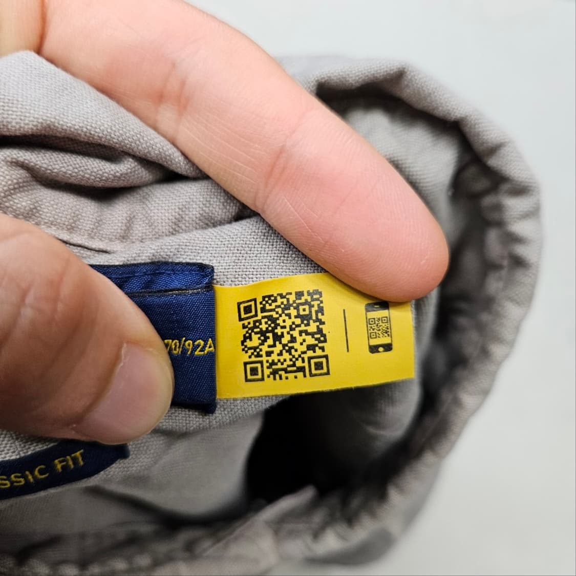 폴로 랄프 로렌 신형 QR  솔리드 셔츠 S 클래식핏 상품이미지2