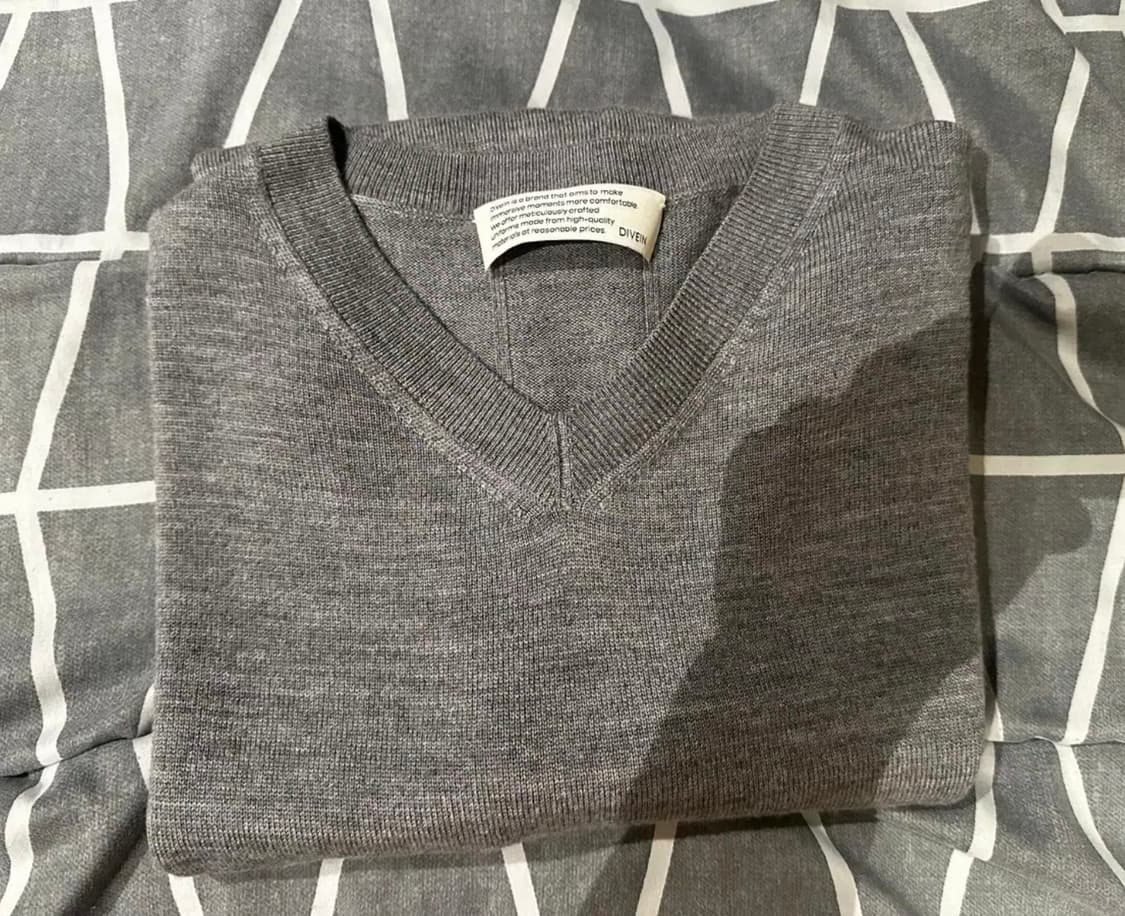 다이브인 울 브이넥 1사이즈 상품이미지3