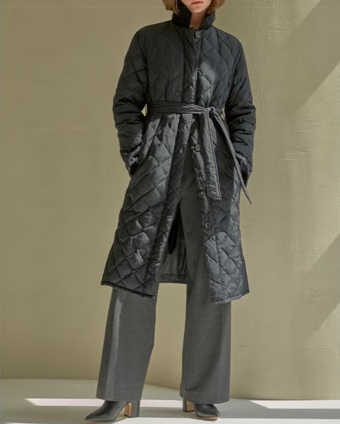 10MONTH 텐먼스 클래식 퀼팅 덕다운 코트 S _ 여성 상품이미지1