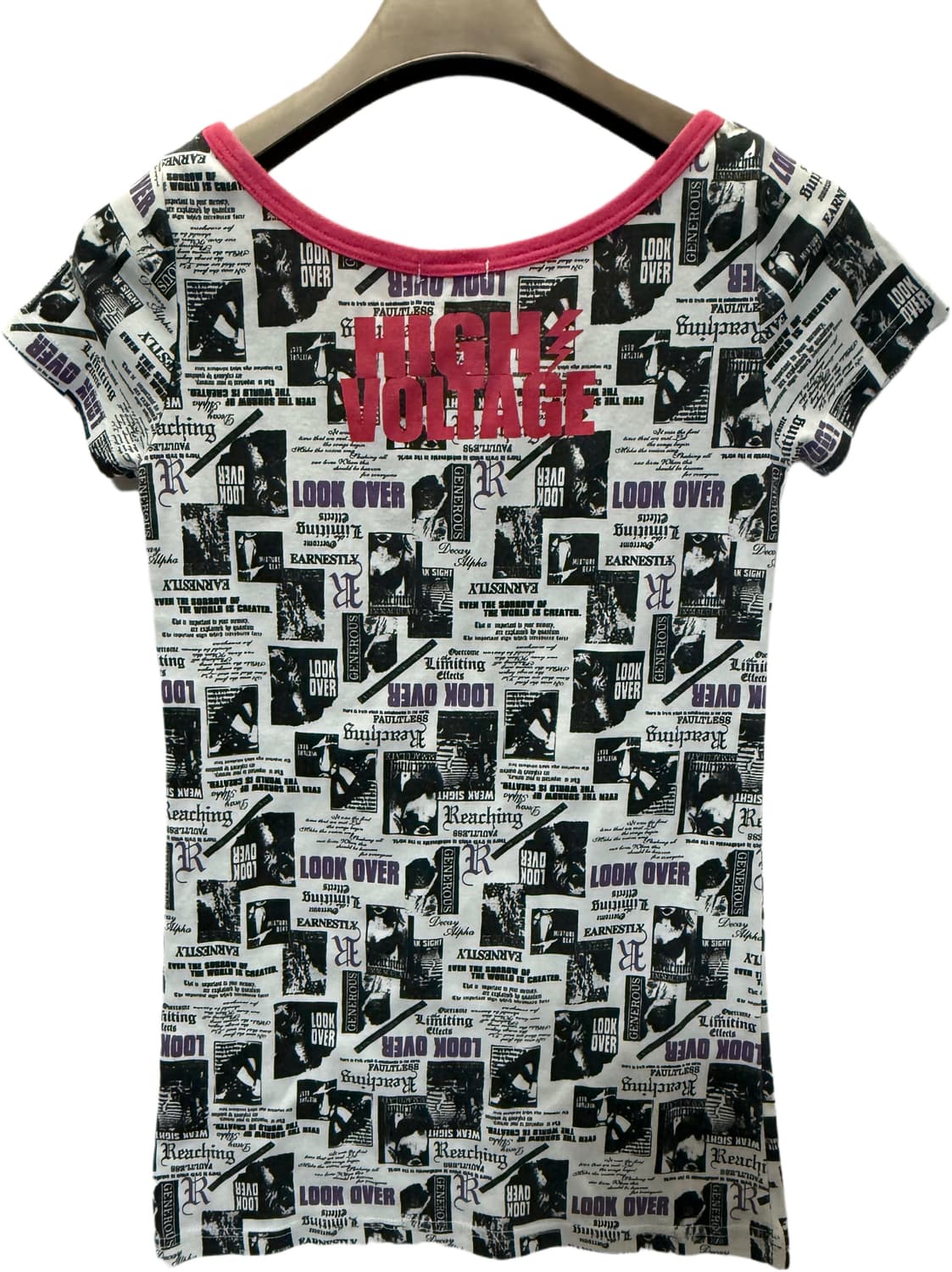 Y2K 갸루 Cornflake 큐빅 T-shirt 상품이미지2