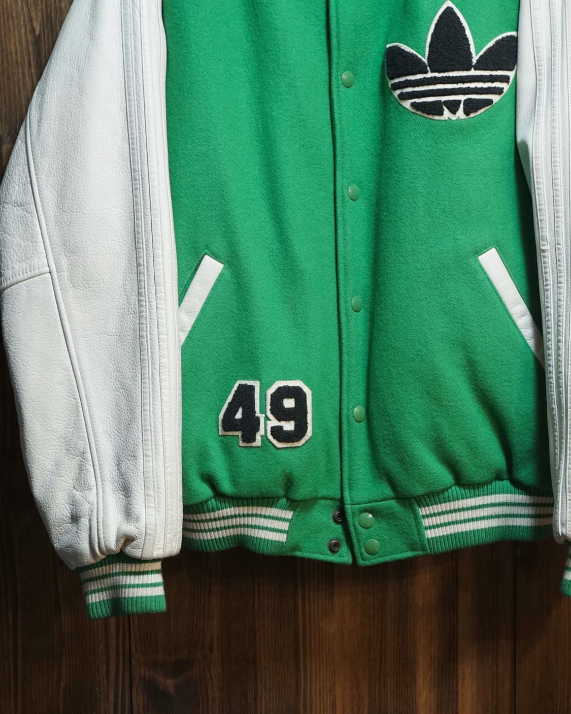 아디다스 캐나다 오리지널 레더 바시티자켓 상품이미지3