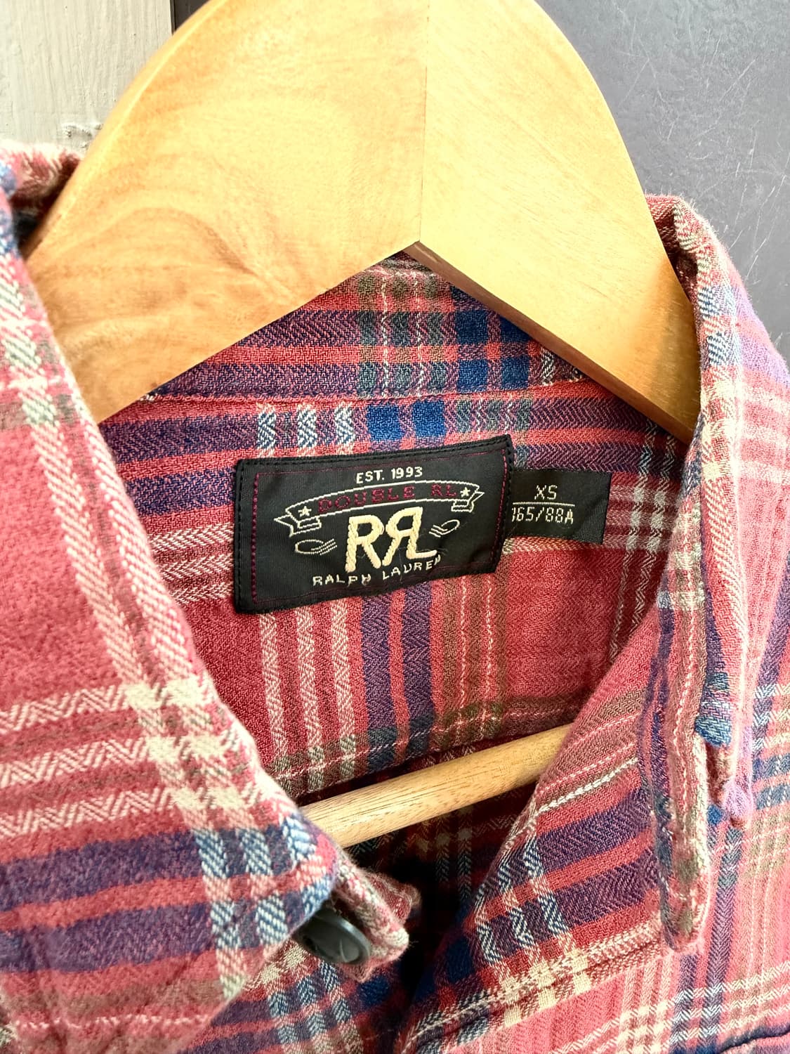 XS/ RRL 더블알엘 체크 마 셔츠 자켓 상품이미지5