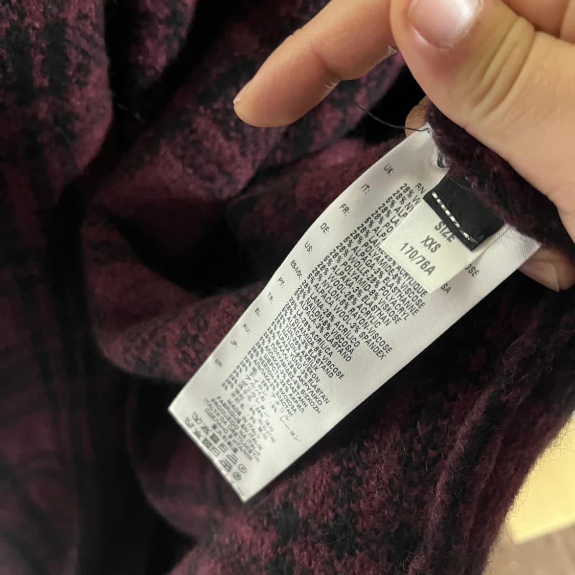 [Diesel] 디젤 머플러 니트 코트 상품이미지6