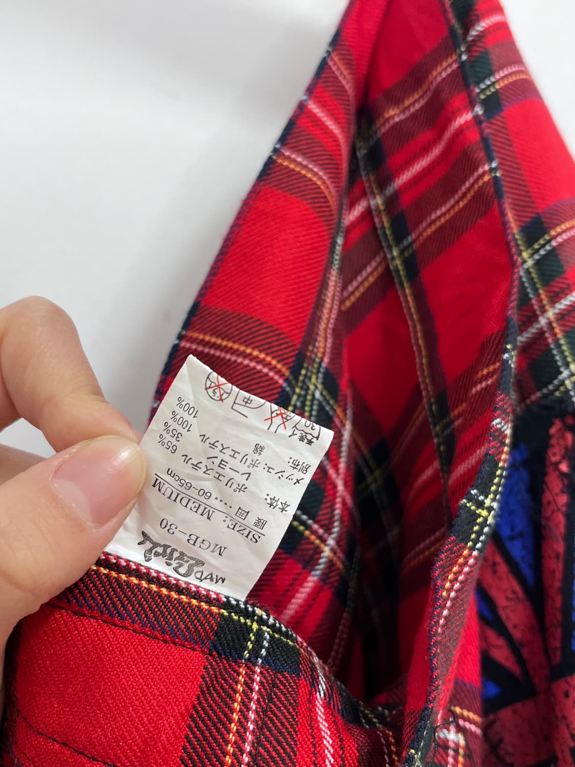 MAD PUNKS 매드 펑크 레드 스커트 치마 상품이미지8