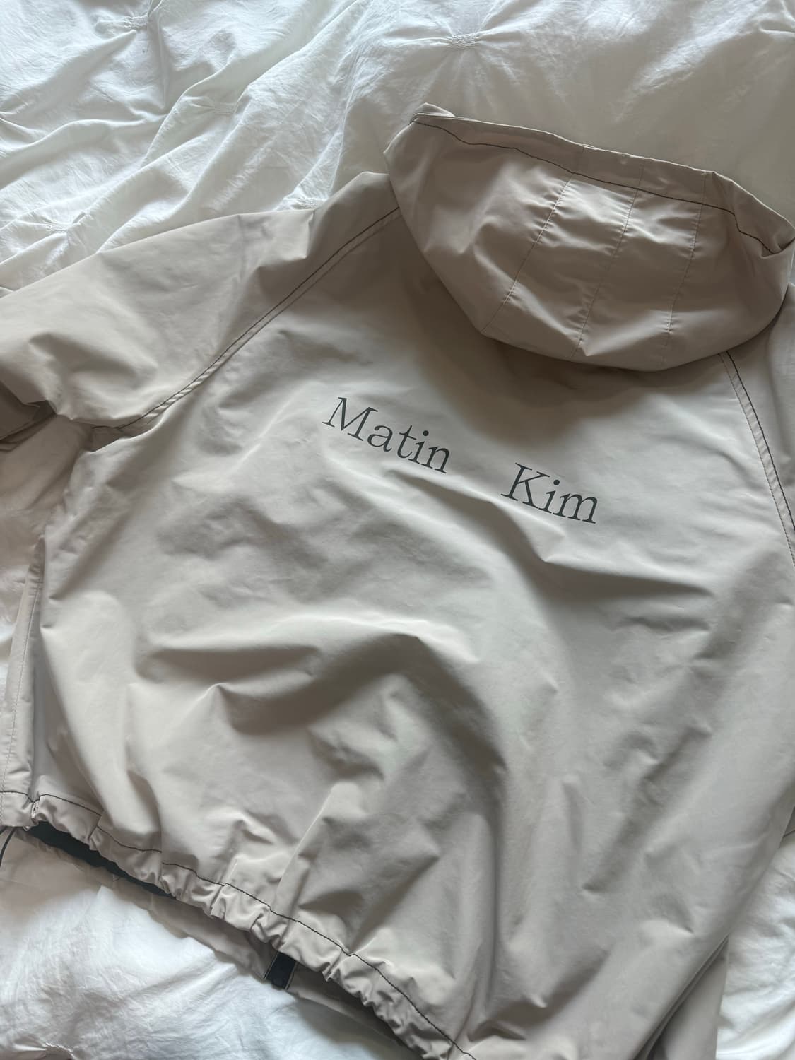 마뗑킴 로고 후드 자켓 Matin kim logo hoody jacket 상품이미지3
