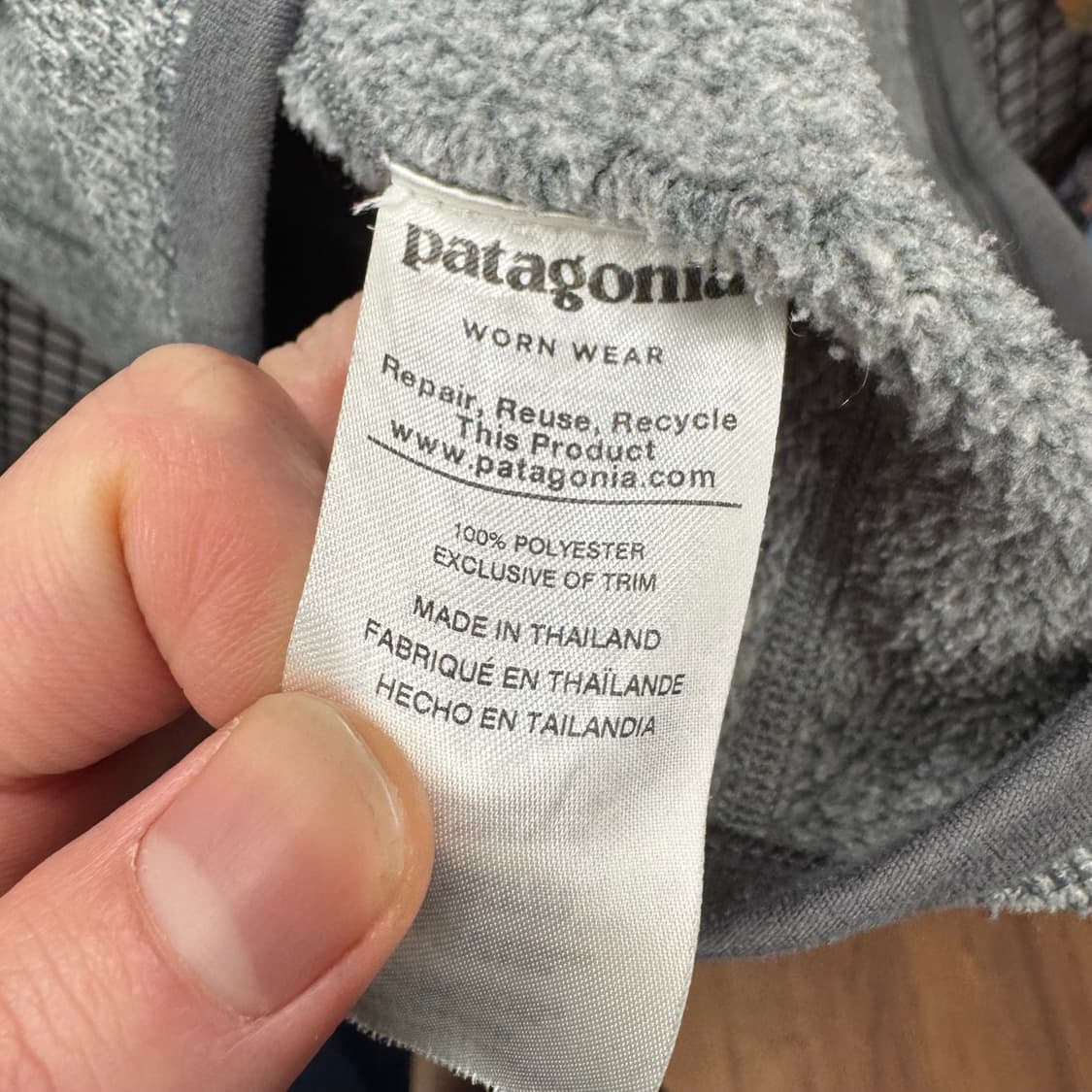 파타고니아 베터 스웨터 하프 집업 전면 집업 포켓 포인트 그레이 상품이미지7