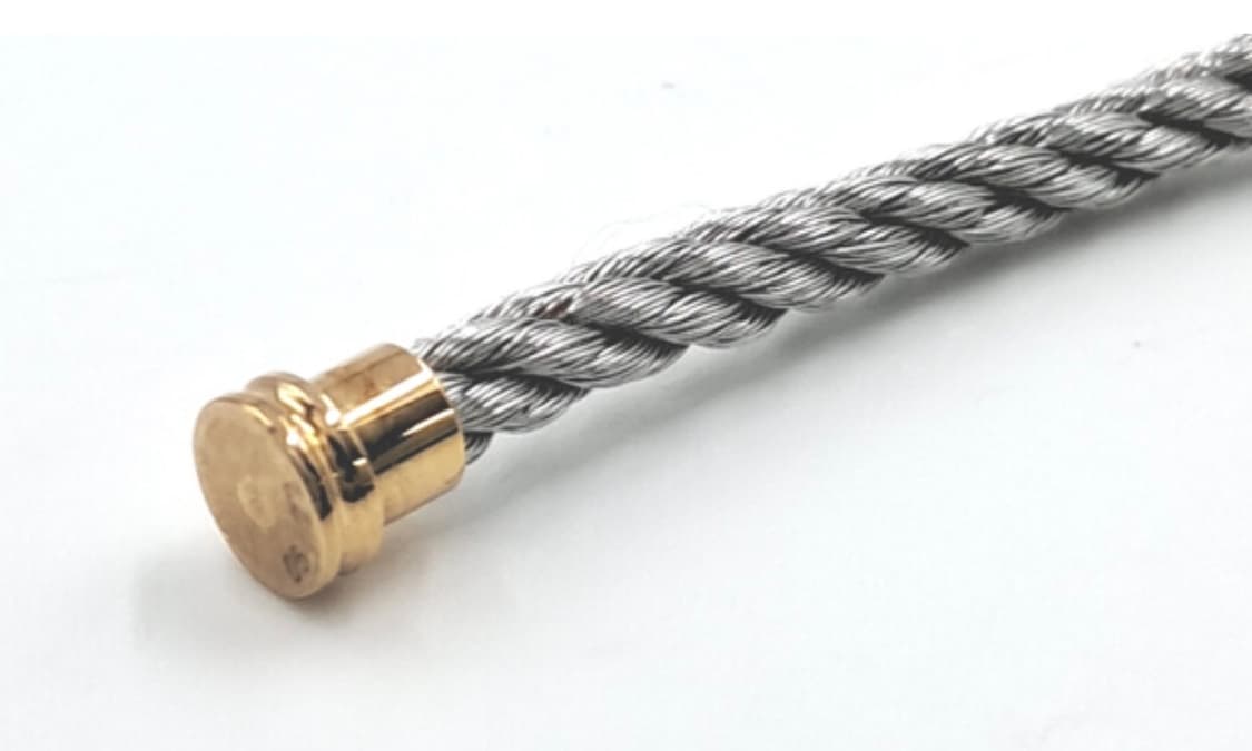 프레드(FRED) 포스텐 팔찌 - 실버 스크랩 단독 -미디움/골드 바디캡 상품이미지2