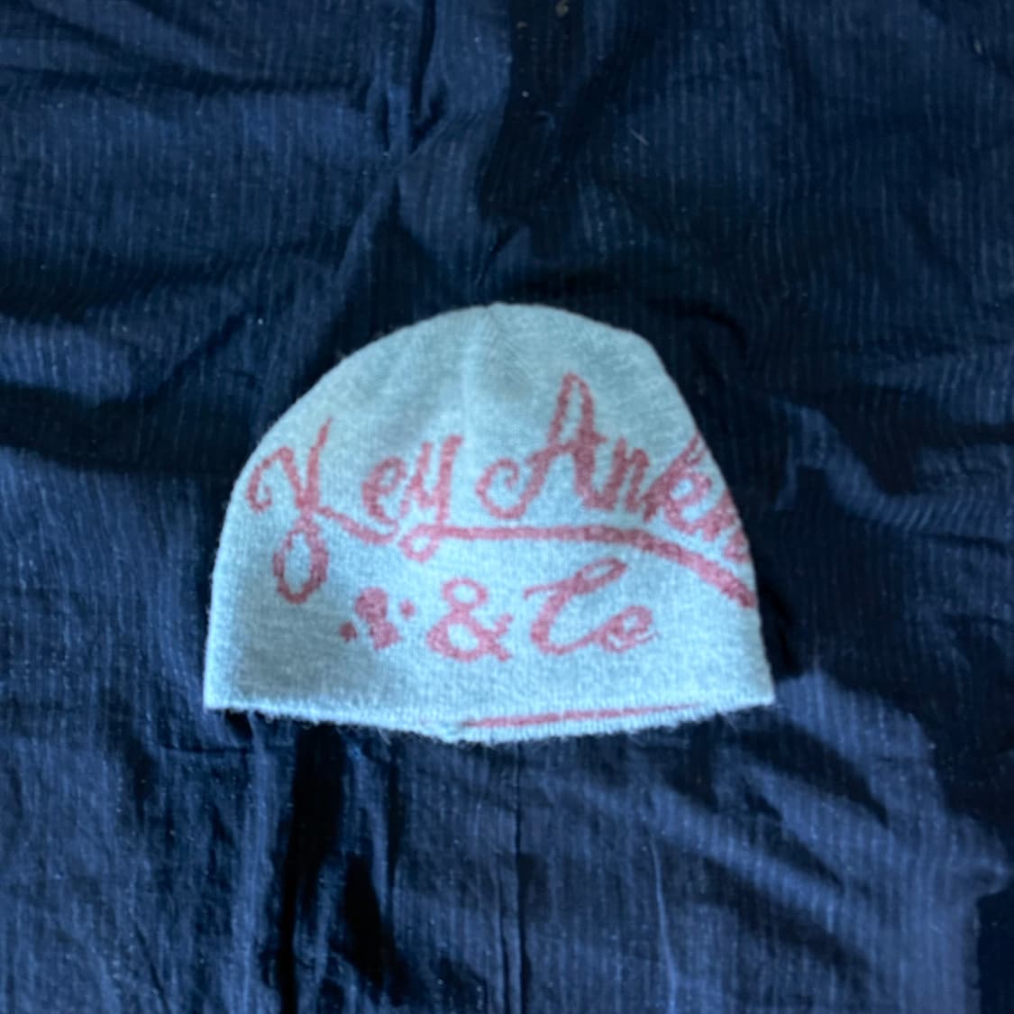 키앙크 알파카 울 블랜드 비니 [아쿠아블루/베이지] 상품이미지1