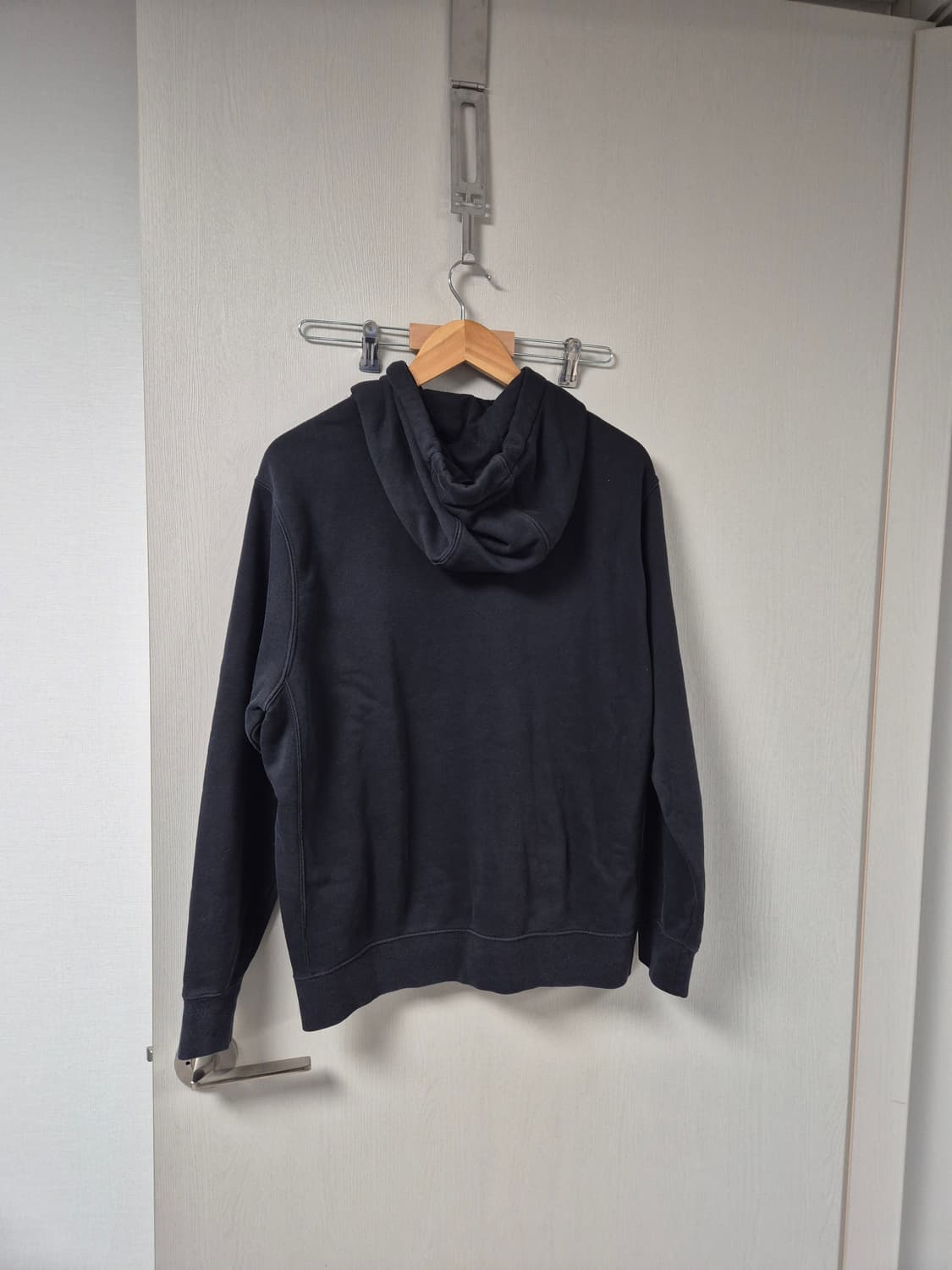 나이키 블랙 기모 후드티 100 상품이미지6