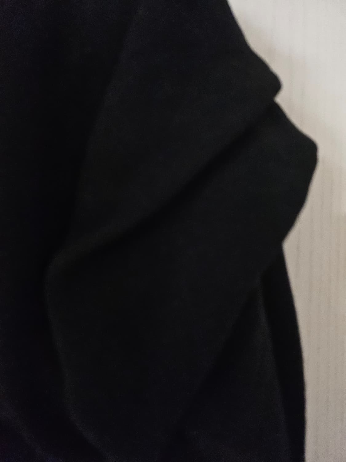 바네사브루노 블랙원피스 쉬폰+면저지 상품이미지5