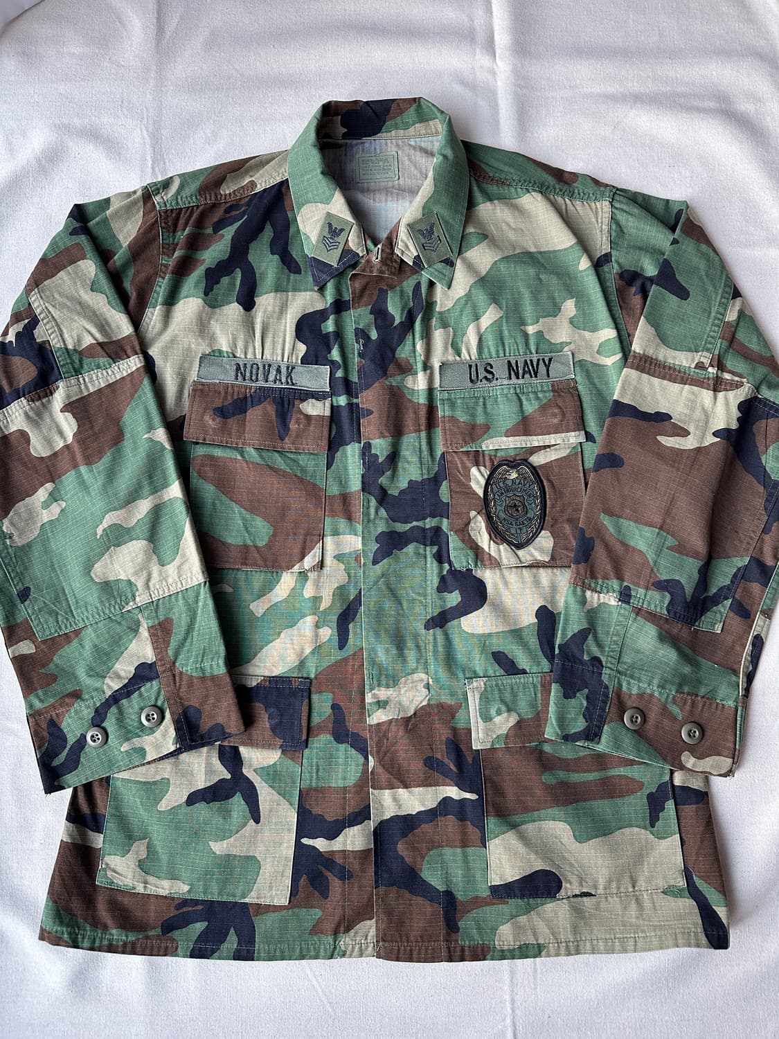 미군 우드랜드 BDU 자켓 M/R (100) 상품이미지1