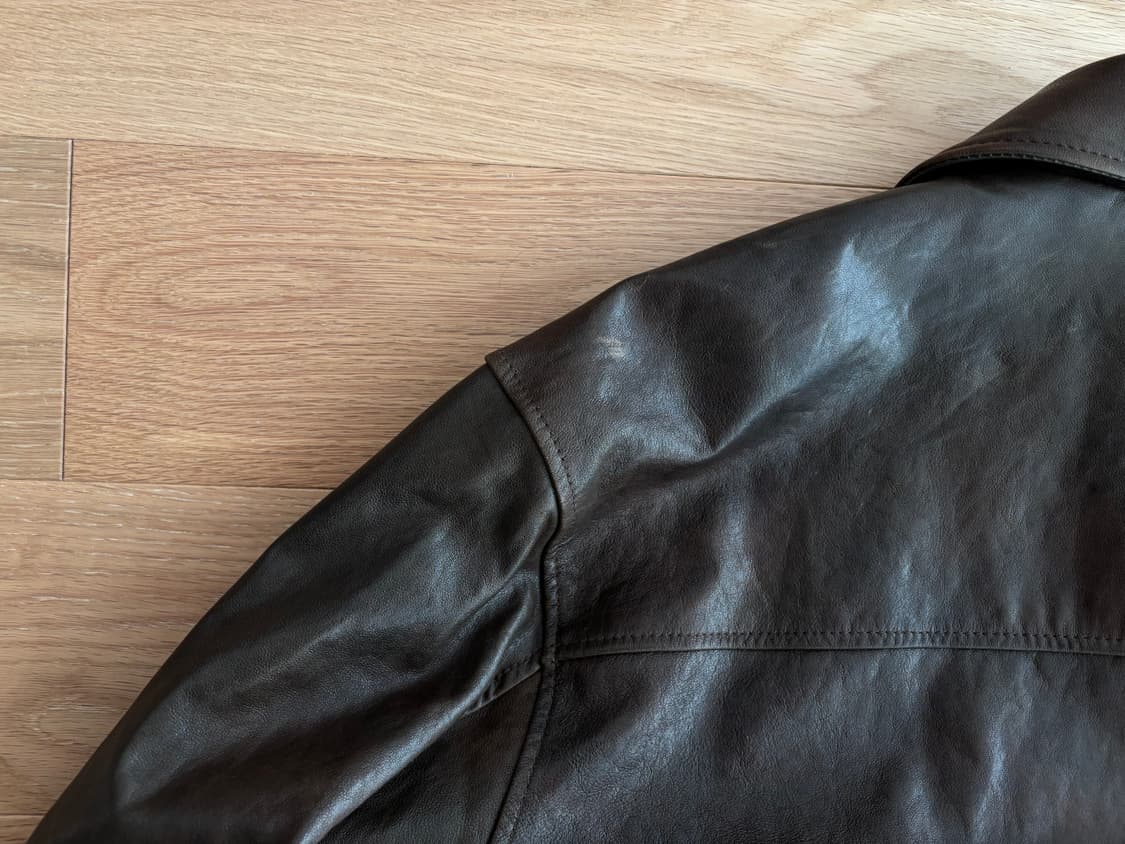 쿠어 베지터블 레더 자켓 a-2 L 상품이미지9