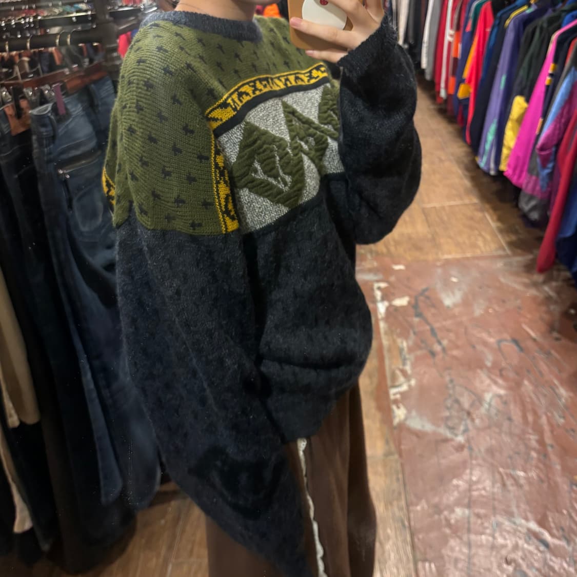 [Hi] 스웨터 아가일 패턴 니트 상품이미지3