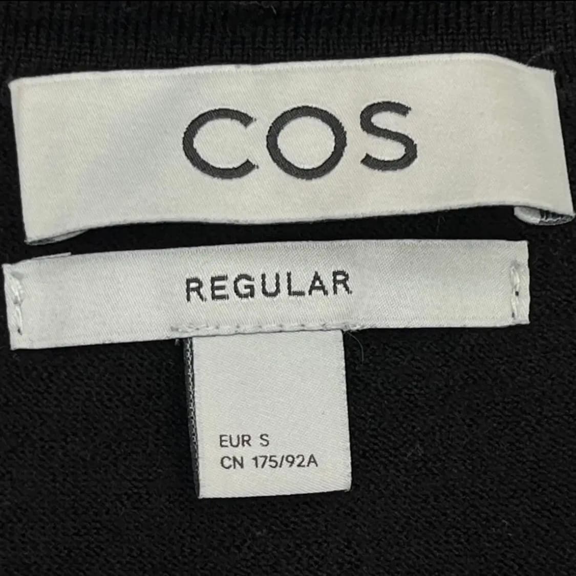 코스 여성 울 100% 브이넥 니트 (EUR S) 상품이미지3