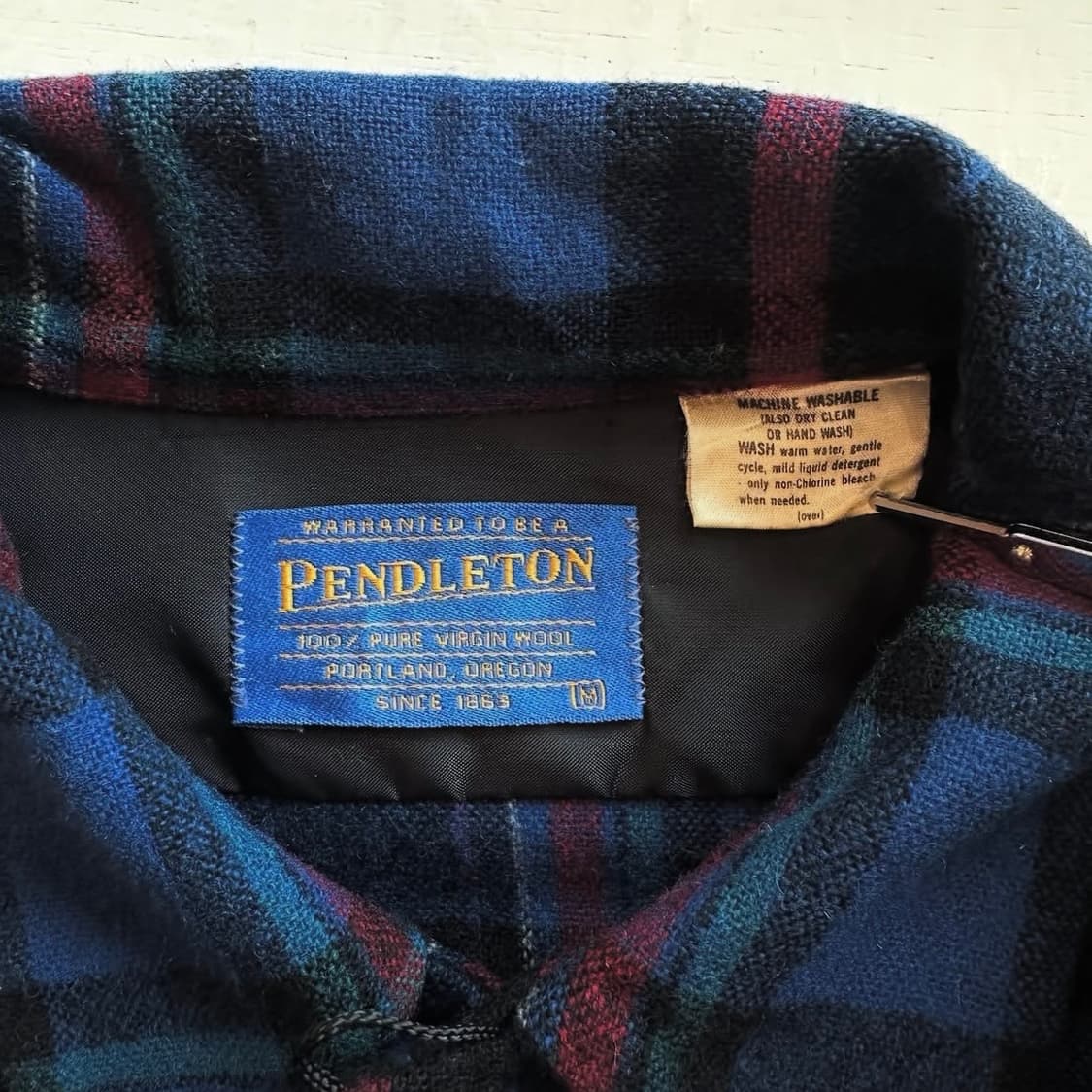90‘s U.S.A 펜들턴 버진 울 셔츠 상품이미지5