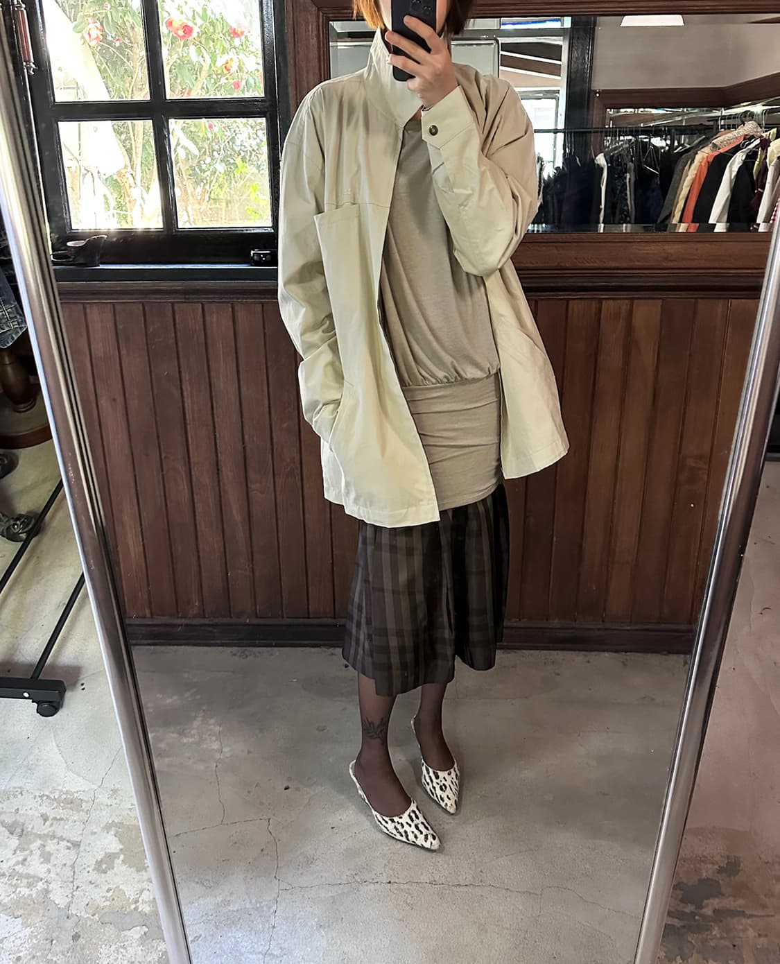 BURBERRY LONDON nova check skirt 상품이미지3