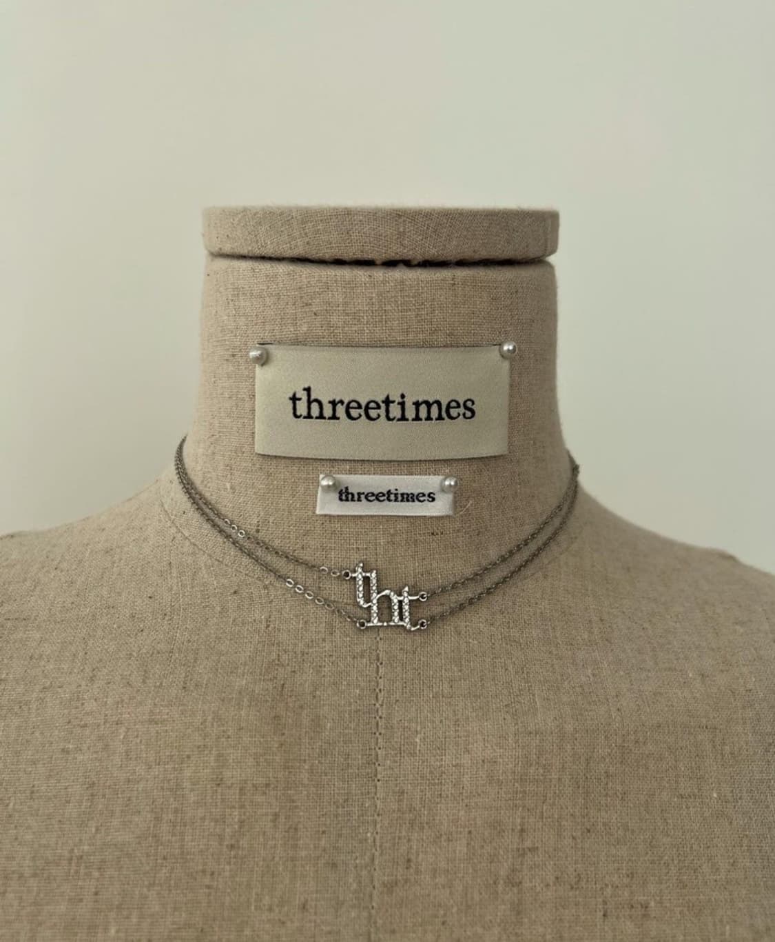 쓰리타임즈 초커 목걸이 상품이미지4