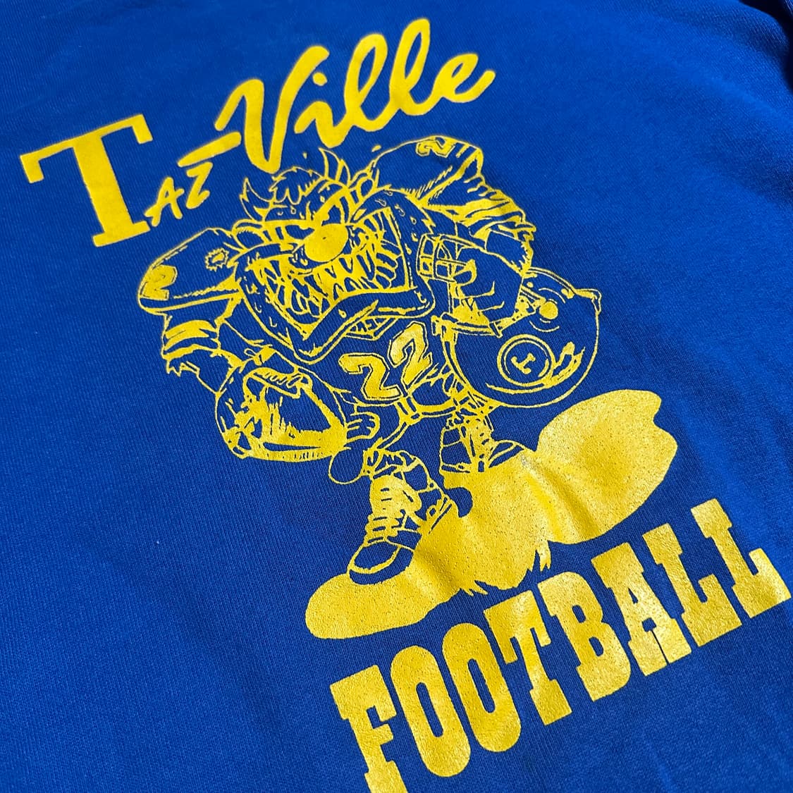 90s Taz Football 프린팅 맨투맨 상품이미지5