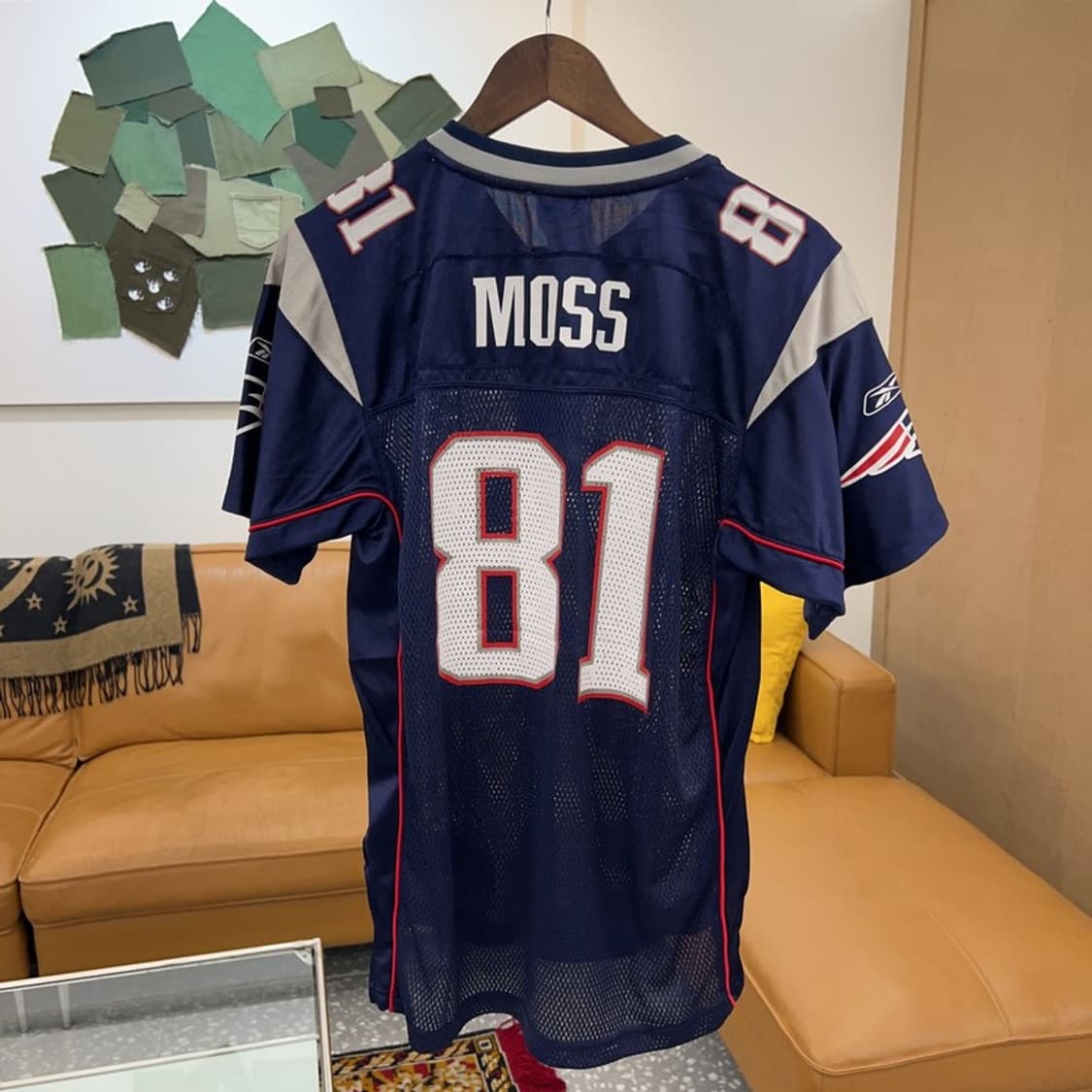 NFL 잉글랜드 패트리어츠 랜디 모스 풋볼 유니폼 져지 95 C04398 상품이미지2