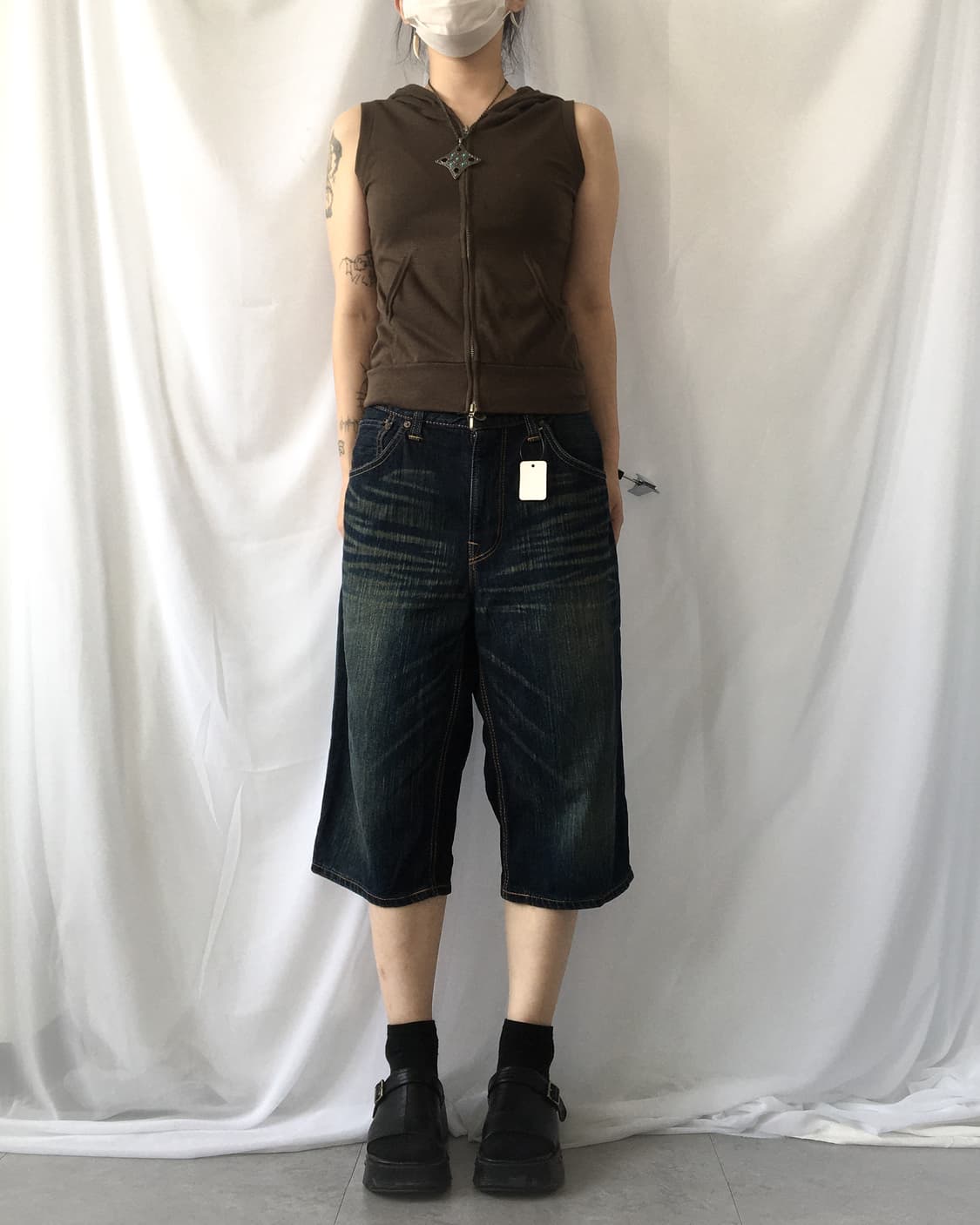 Edwin denim short 상품이미지7