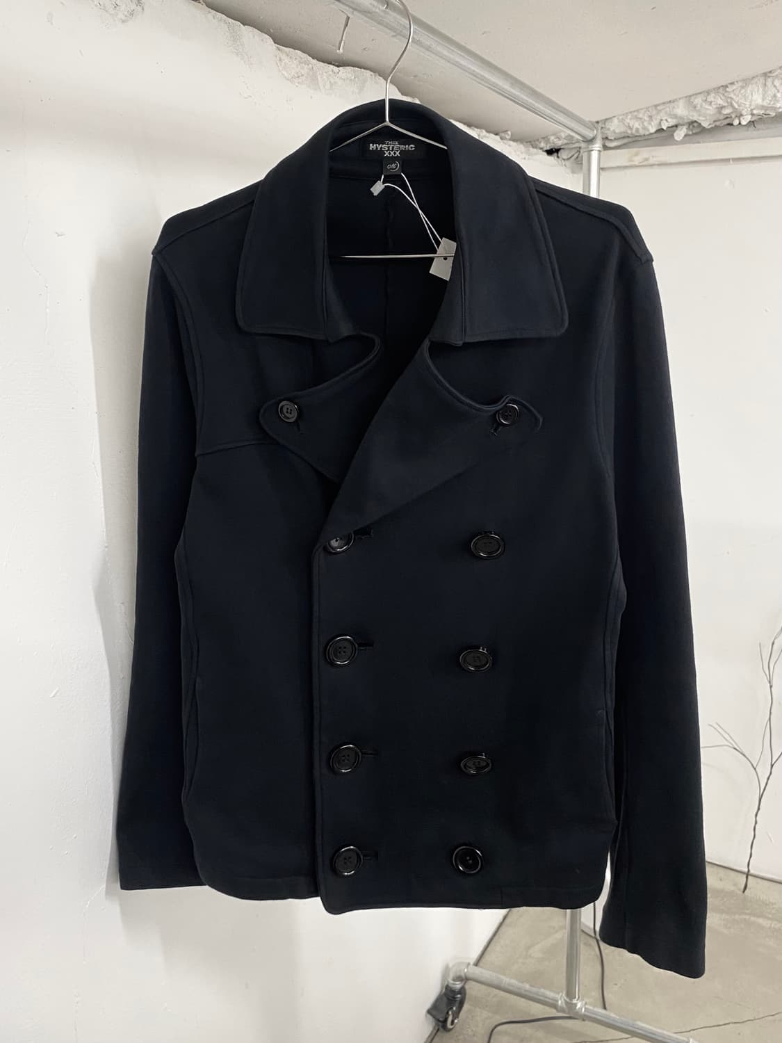 히스테릭 글래머 더블 브레스트 피 코트 상품이미지2