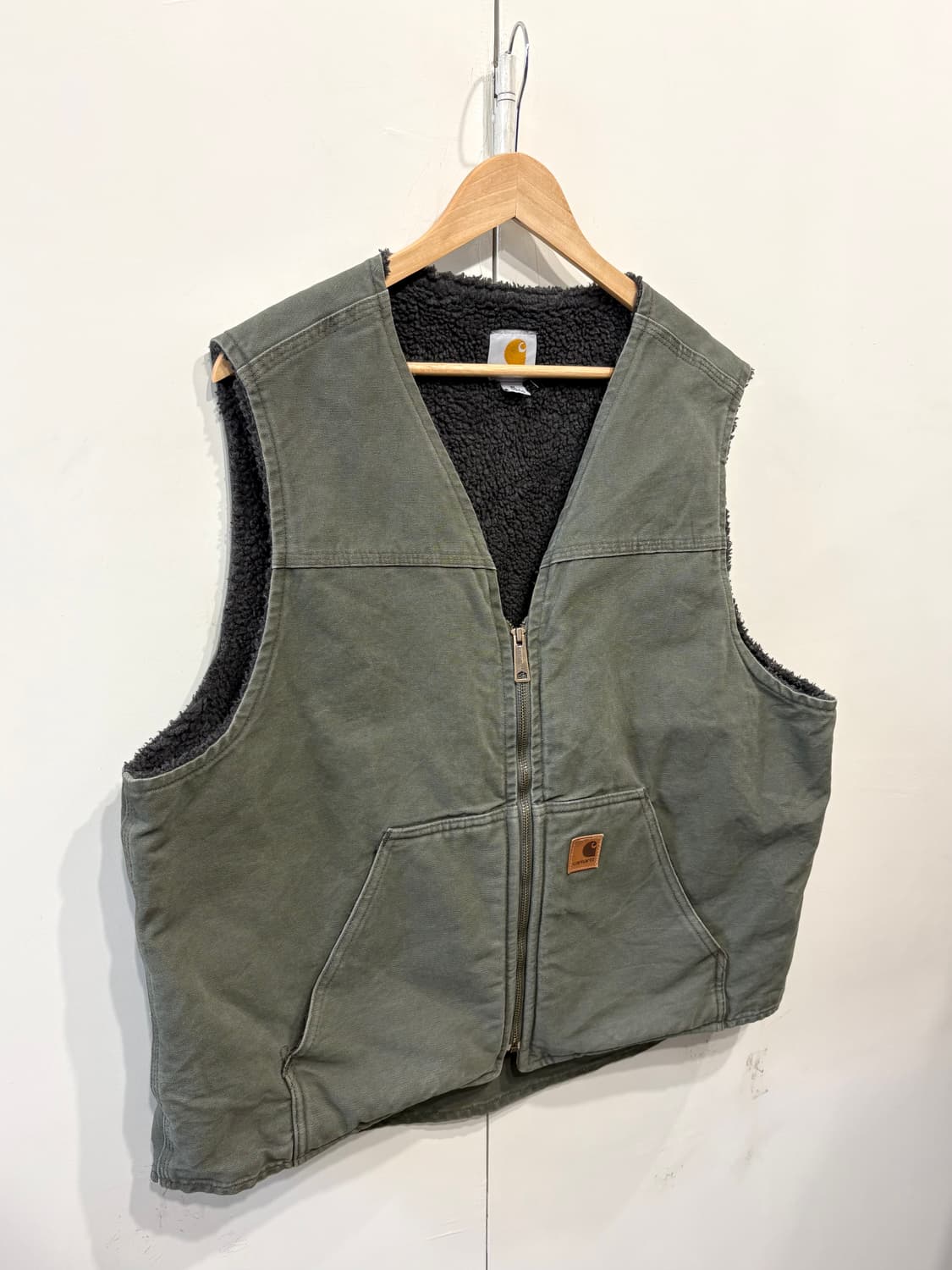 칼하트 V26 덕캔버스 쉐르파 베스트 상품이미지2