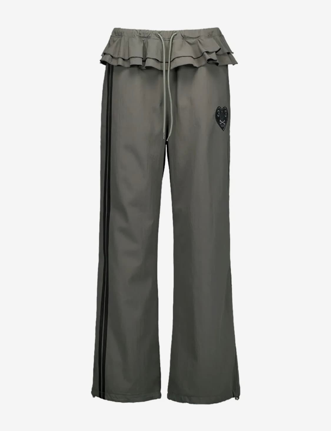 셋업이엑스이 FRILL SPORTY PANTS KHAKI 기모X 상품이미지1