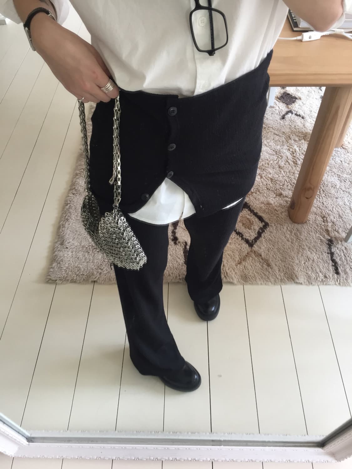 라룸 BUTTON LAP PANTS SET 상품이미지2