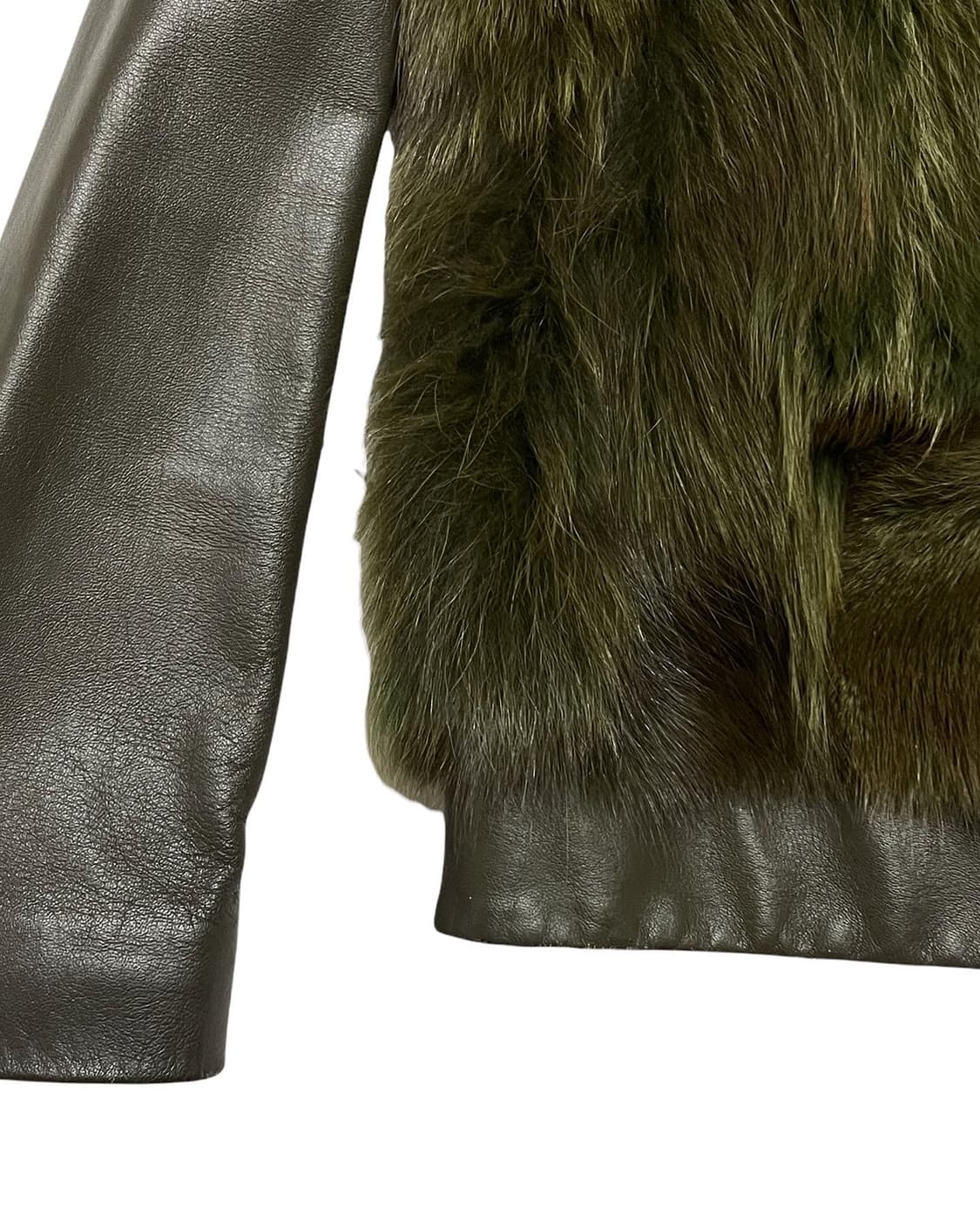 Fox fur leather jacket 상품이미지4