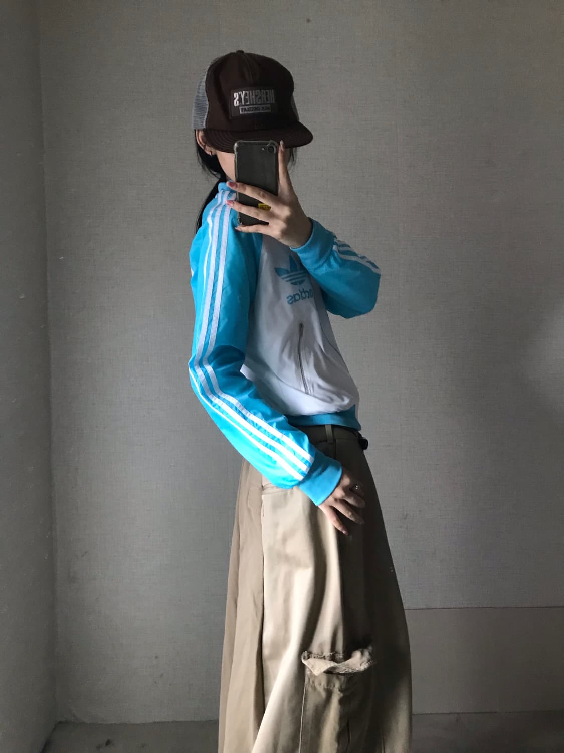 아디다스 연하늘 나그랑 점퍼 상품이미지4