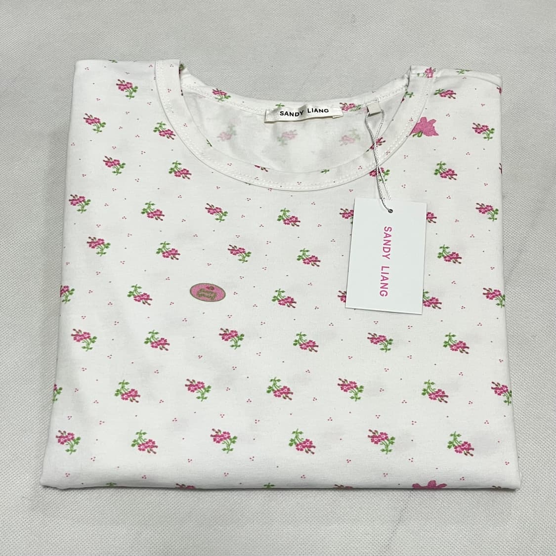 [M]샌디리앙 25fw 플라워 냅 티셔츠 상품이미지4