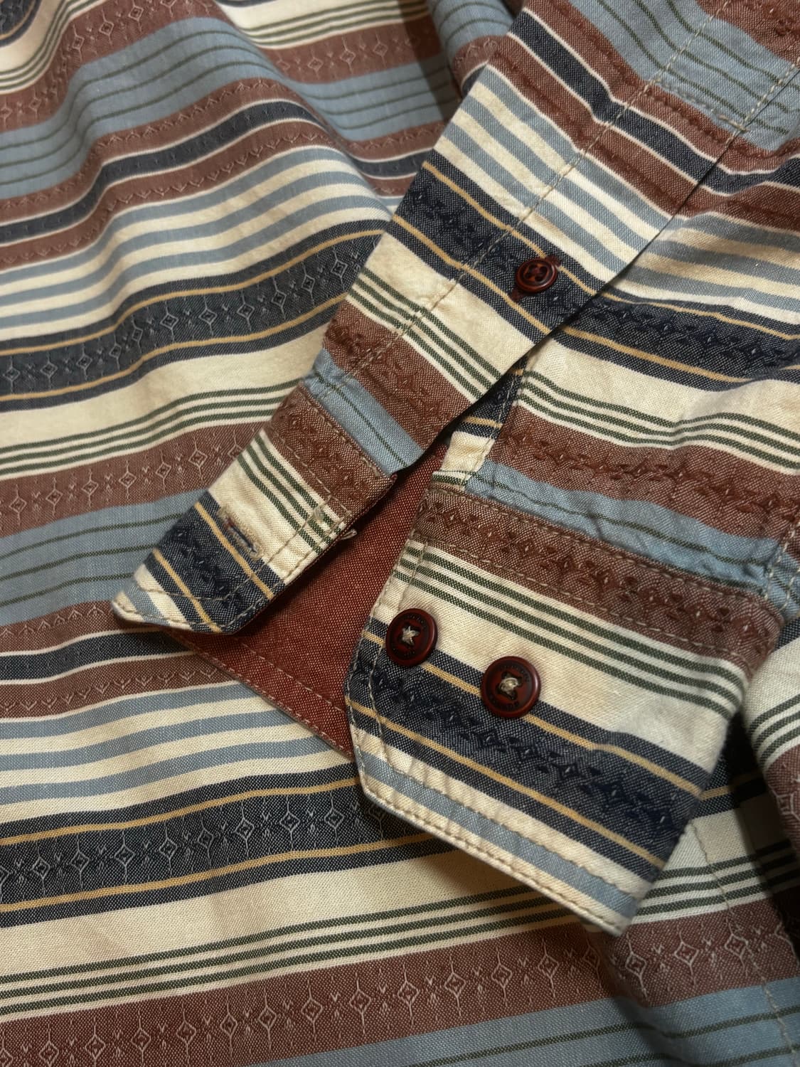 시리즈(series;)에스닉 스트라이프 셔츠 상품이미지7