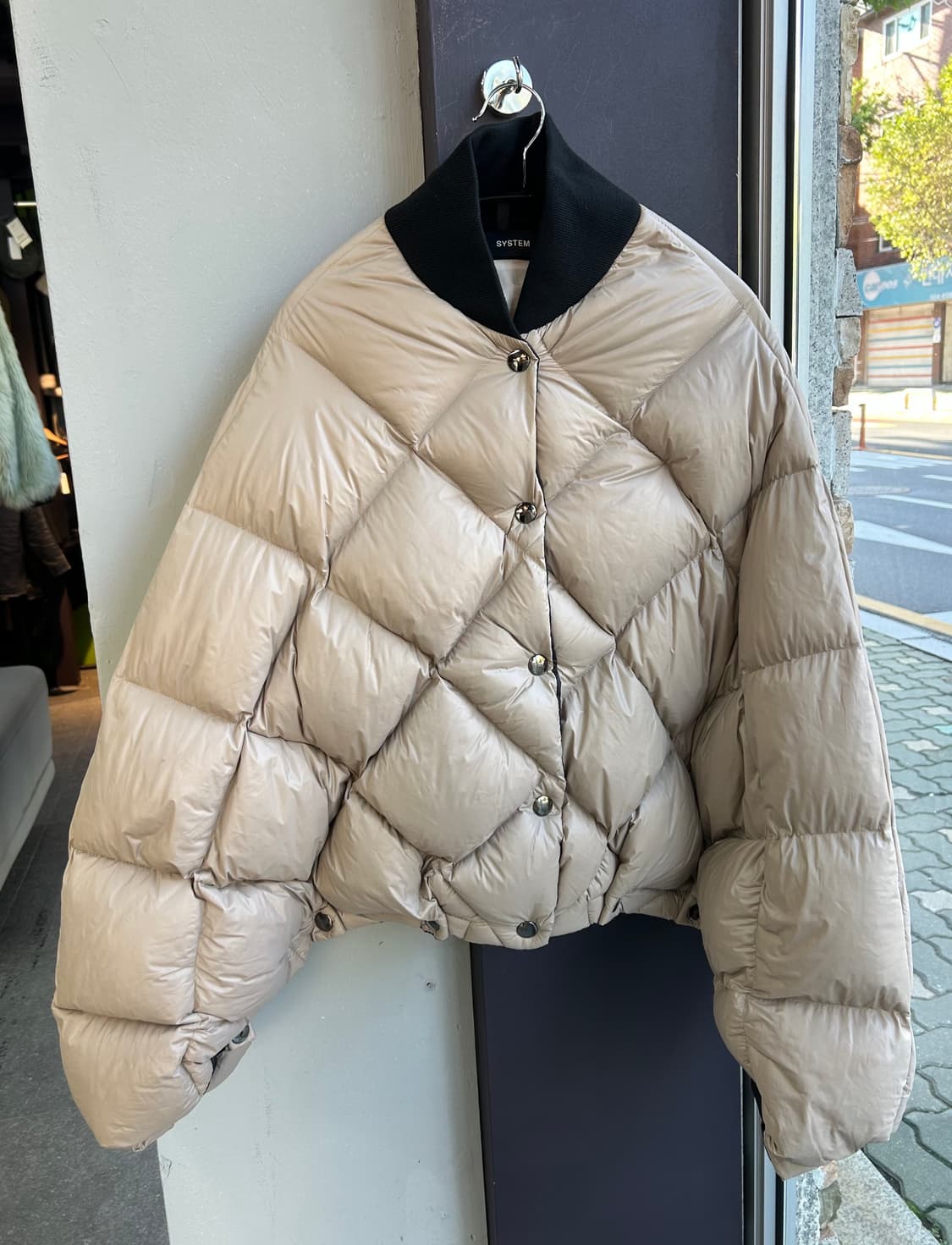 F/ 시스템 22F/W 케이프 패딩 상품이미지3