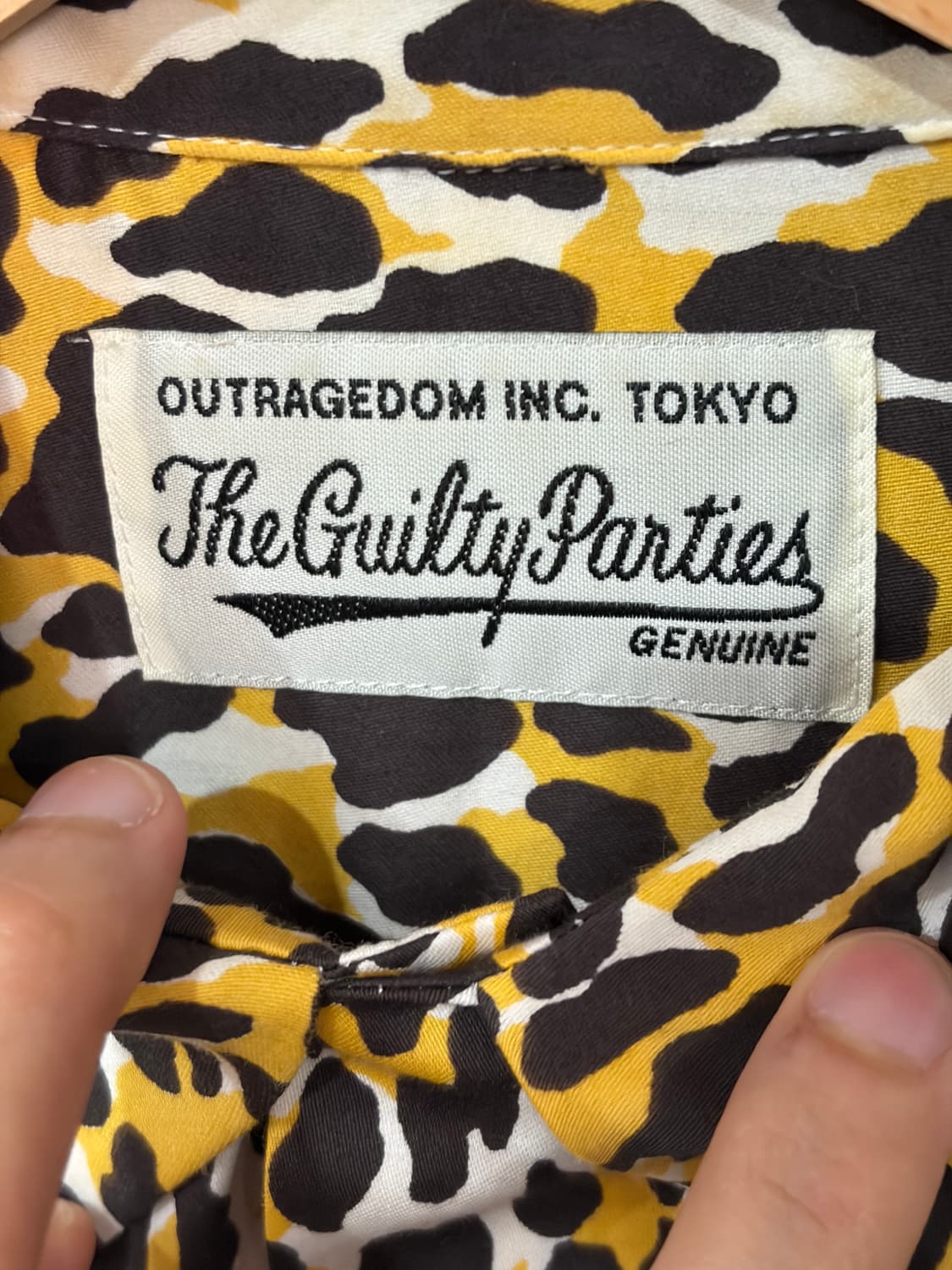 J75 와코마리아 레오파드  긴팔 셔츠 상품이미지4