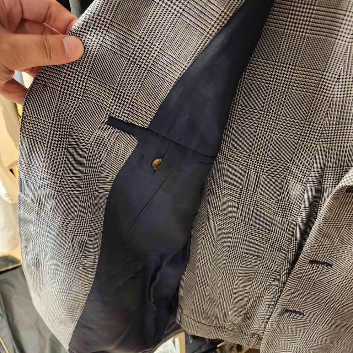 꼼데가르송 옴므 플러스 글렌체크 수트 상품이미지5