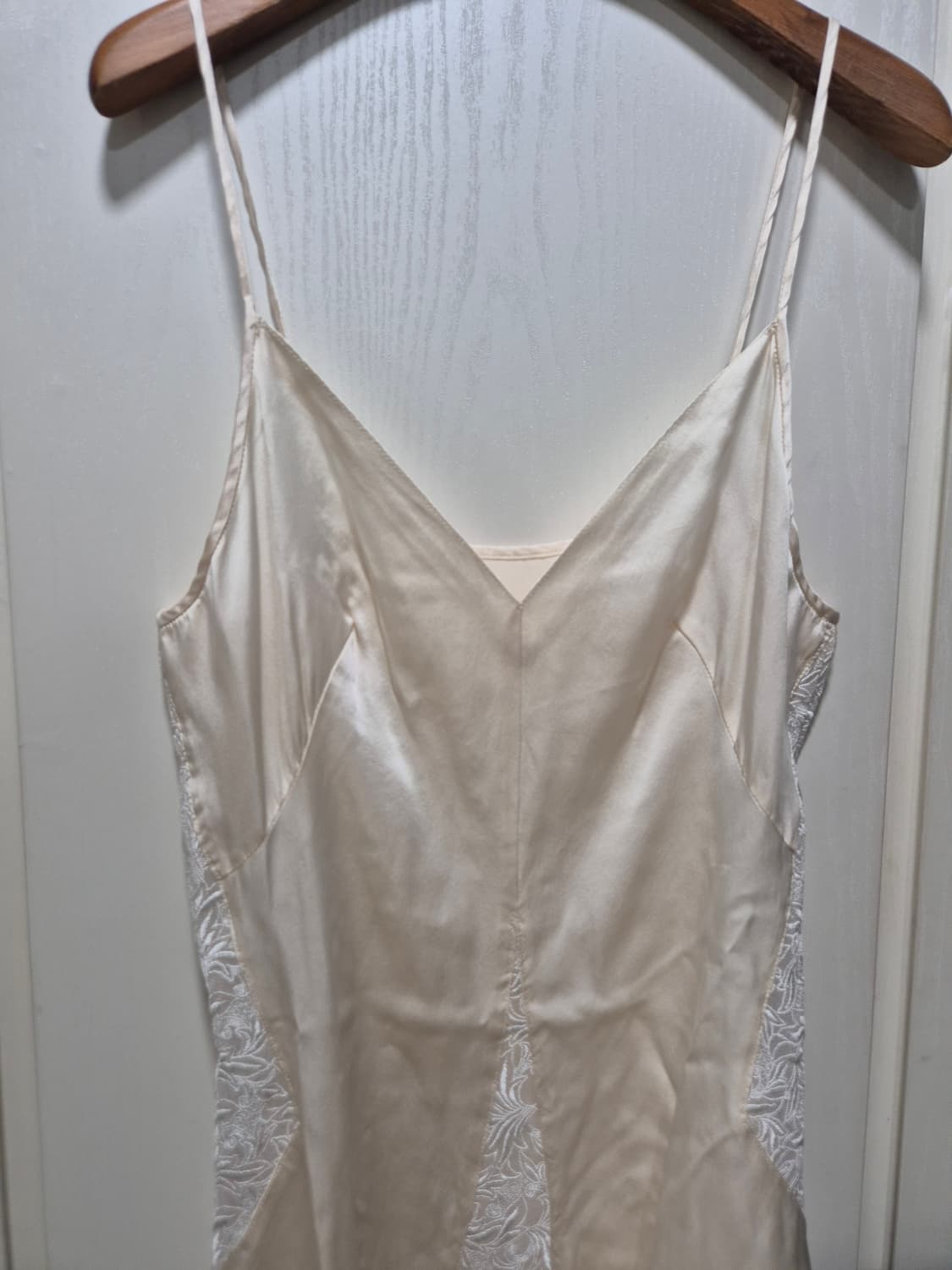 (세일)JPN VTG.아이보리 레이스 슬립 원피스 상품이미지4
