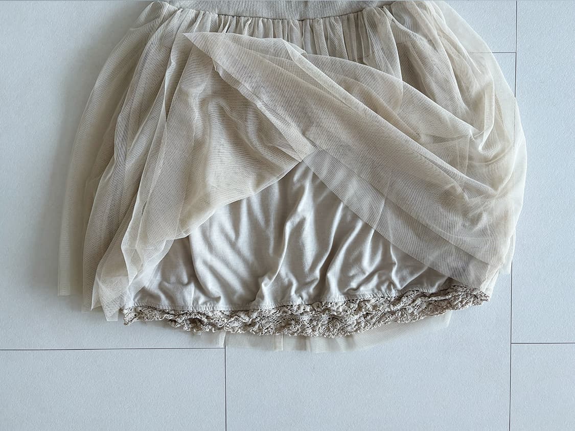 tulle layered mini skirt 상품이미지2