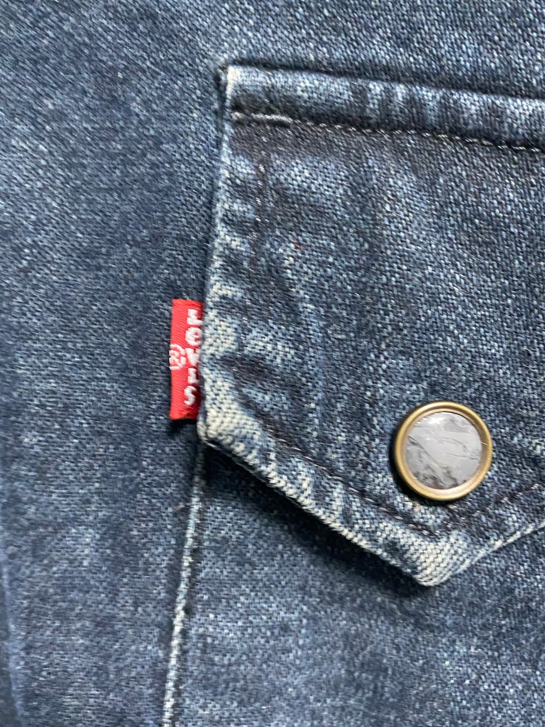 리바이스 데님웨스턴 셔츠 레드텝 S 상품이미지2