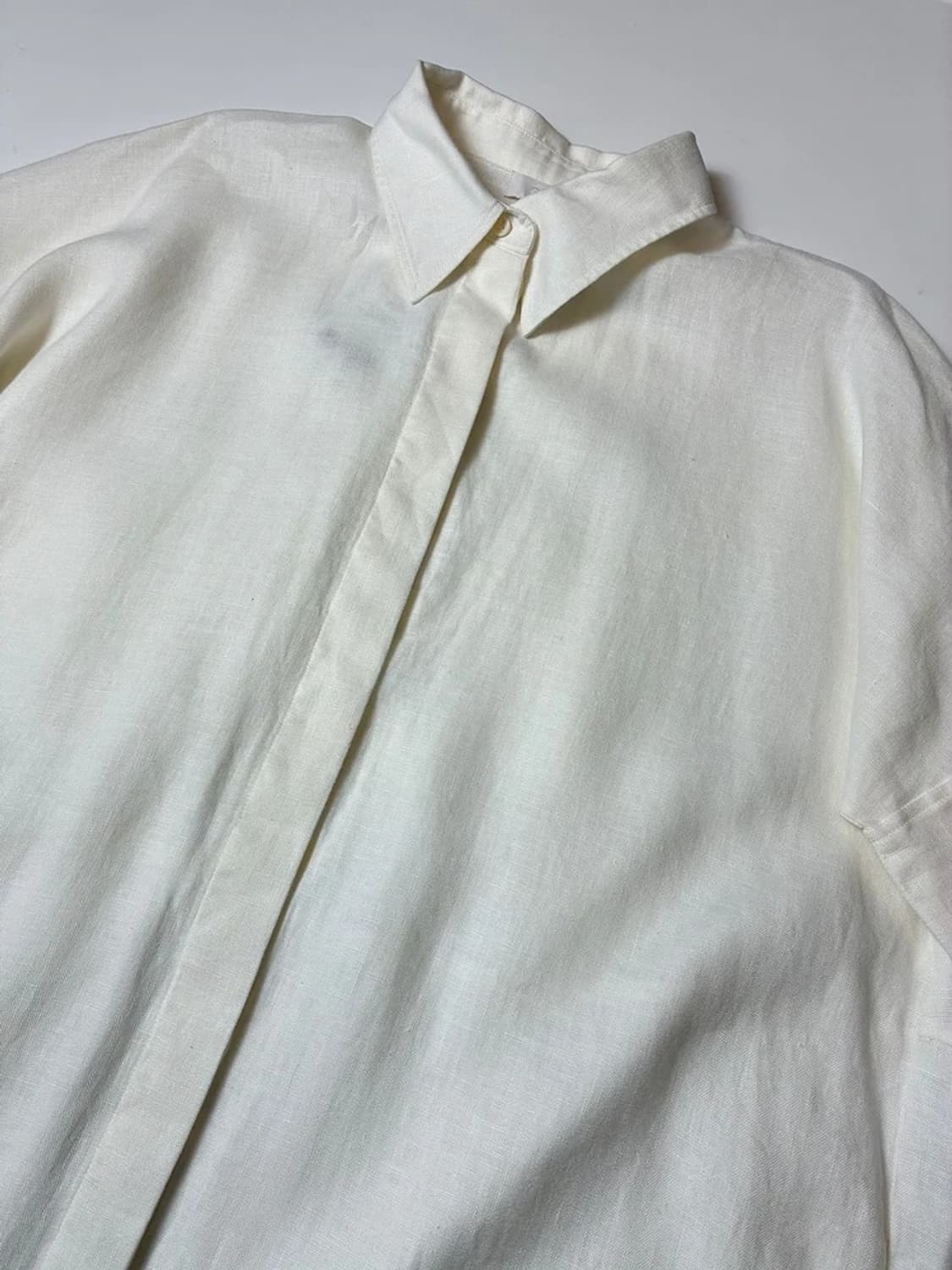 코스 릴랙스 린넨 셔츠 원피스 PN9424 상품이미지2