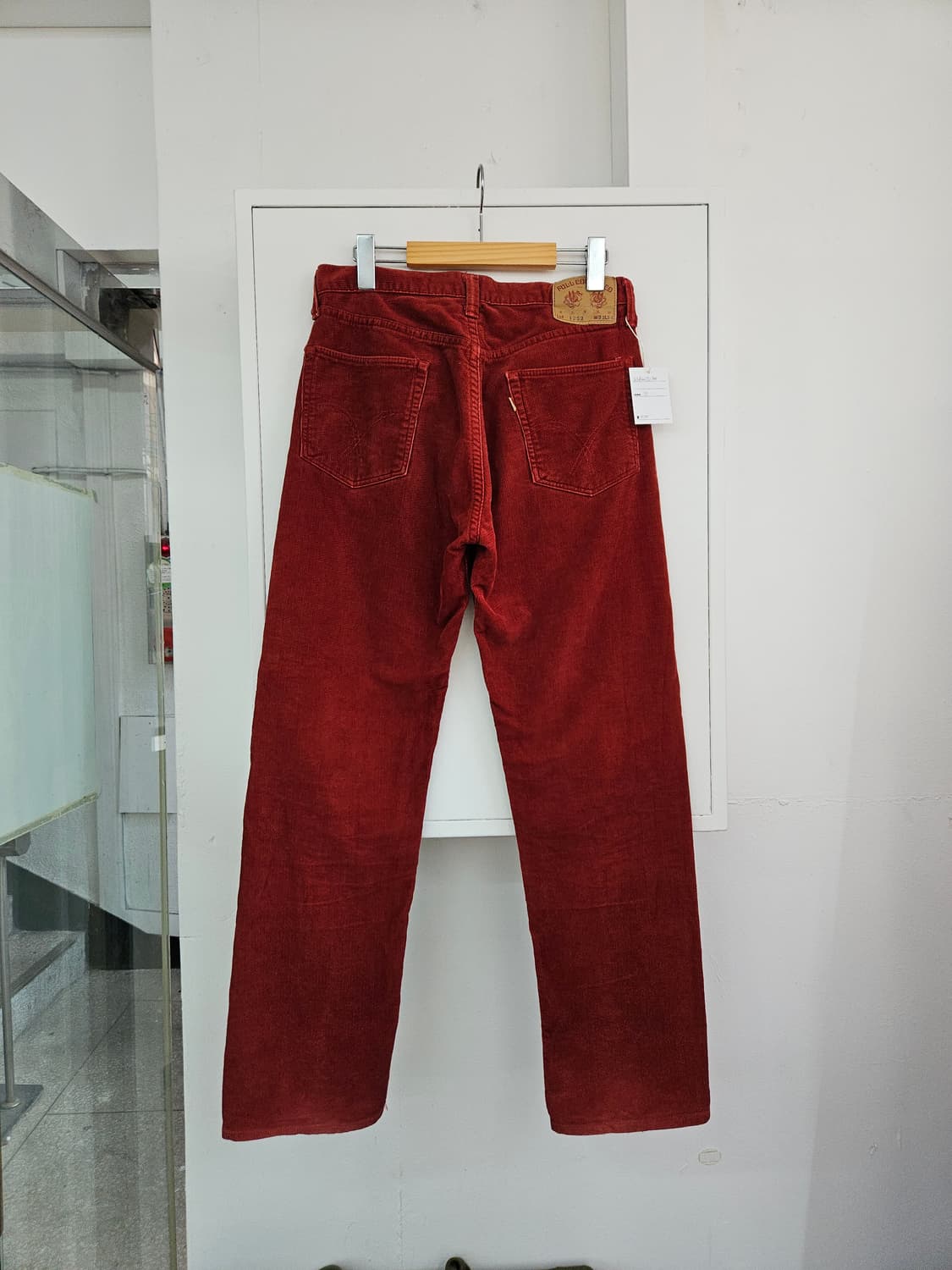 풀카운트 1252 레드 피퀘 바지 32 올드 풀카운트 상품이미지5