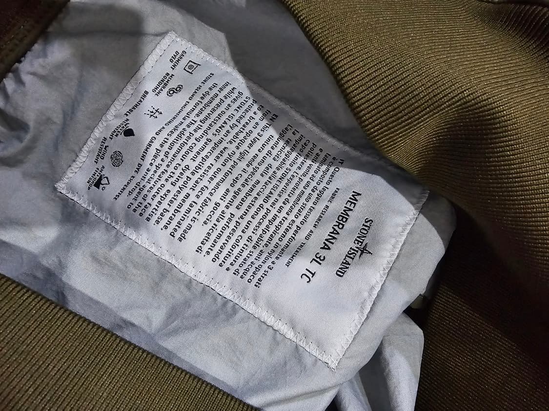 정품 스톤아일랜드 멤브라나 3L TC 자켓 95 / M 상품이미지5