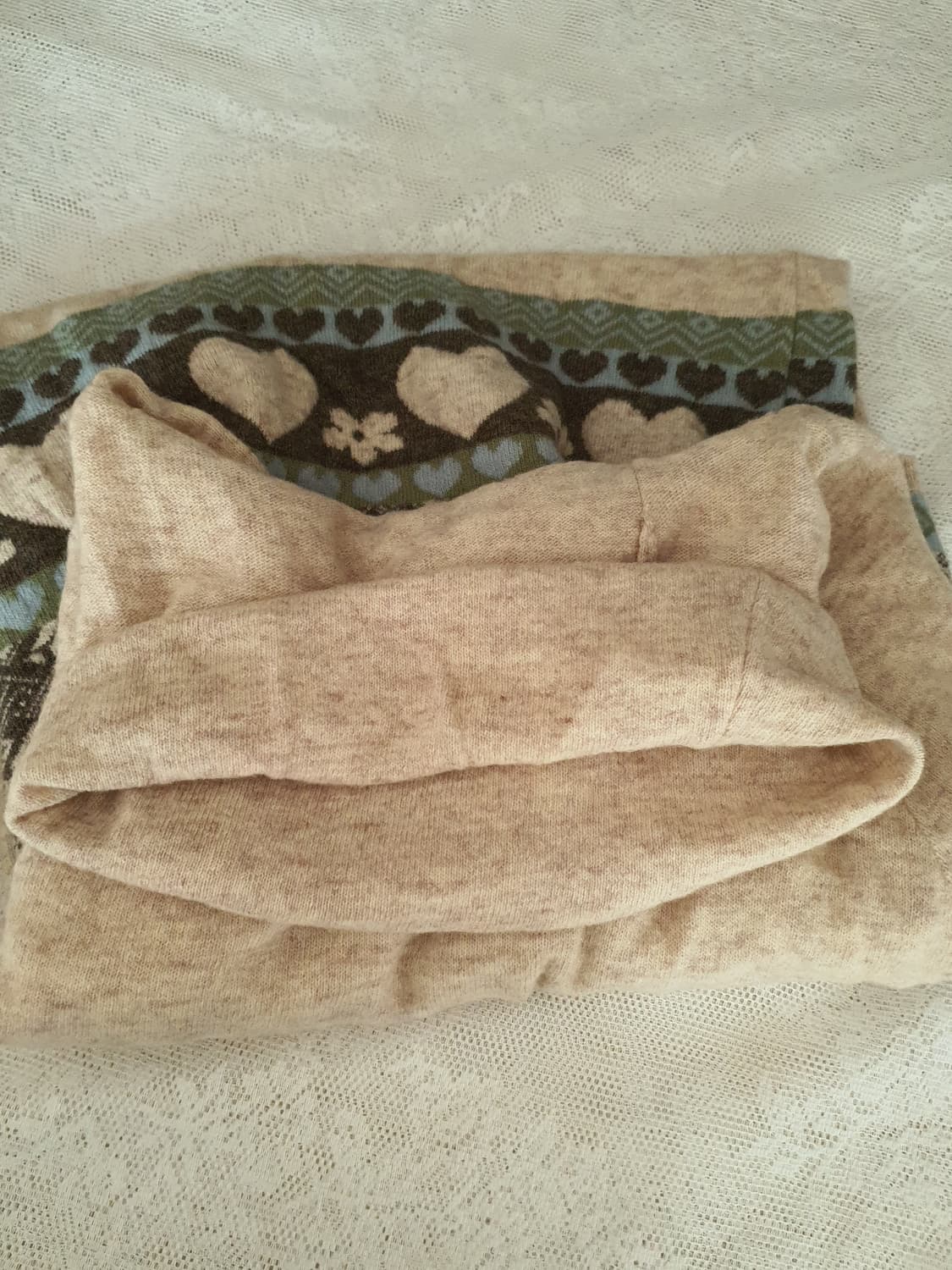 [히피룩] 패턴 롤넥 니트 원피스 보헤미안 니트원피스 상품이미지5