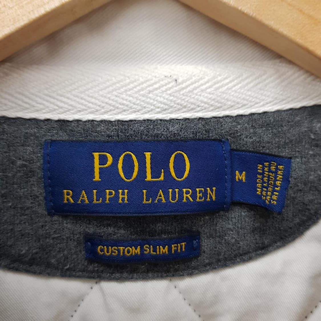폴로 랄프로렌 커스텀 퀼팅 카라 티셔츠 m사이즈  상품이미지3